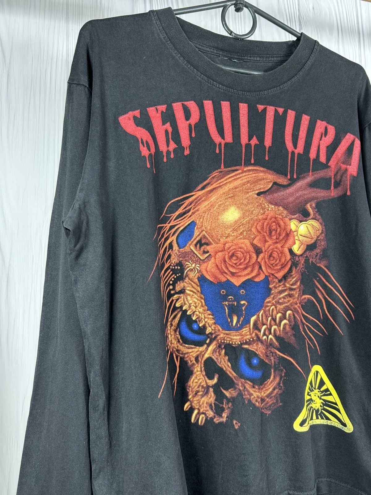 Band Tees Vintage Sepultura Beneath The Remains Longsleeve Band Size US S / EU 44-46 / 1 - 3 Thumbnail