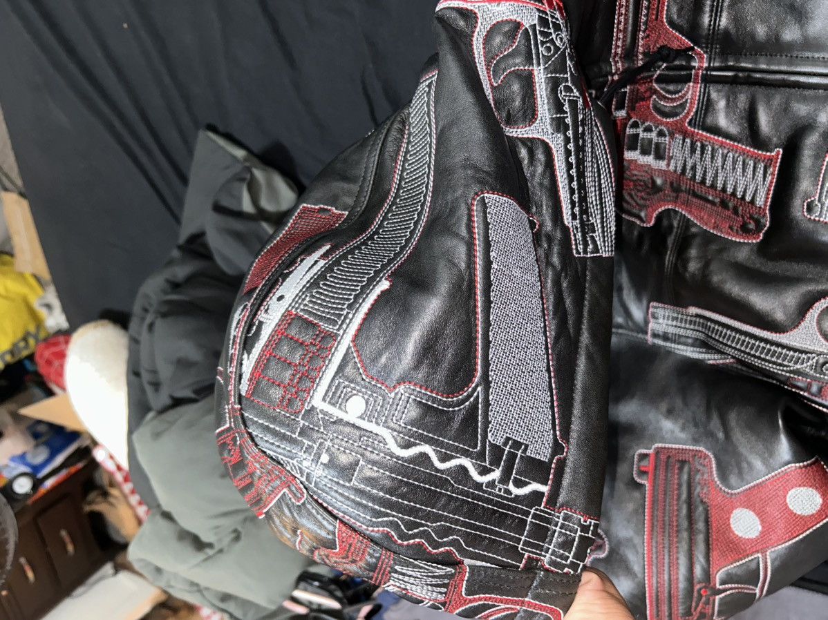 Supreme Supreme Gun Leather Jacket Size US S / EU 44-46 / 1 - 6 Thumbnail
