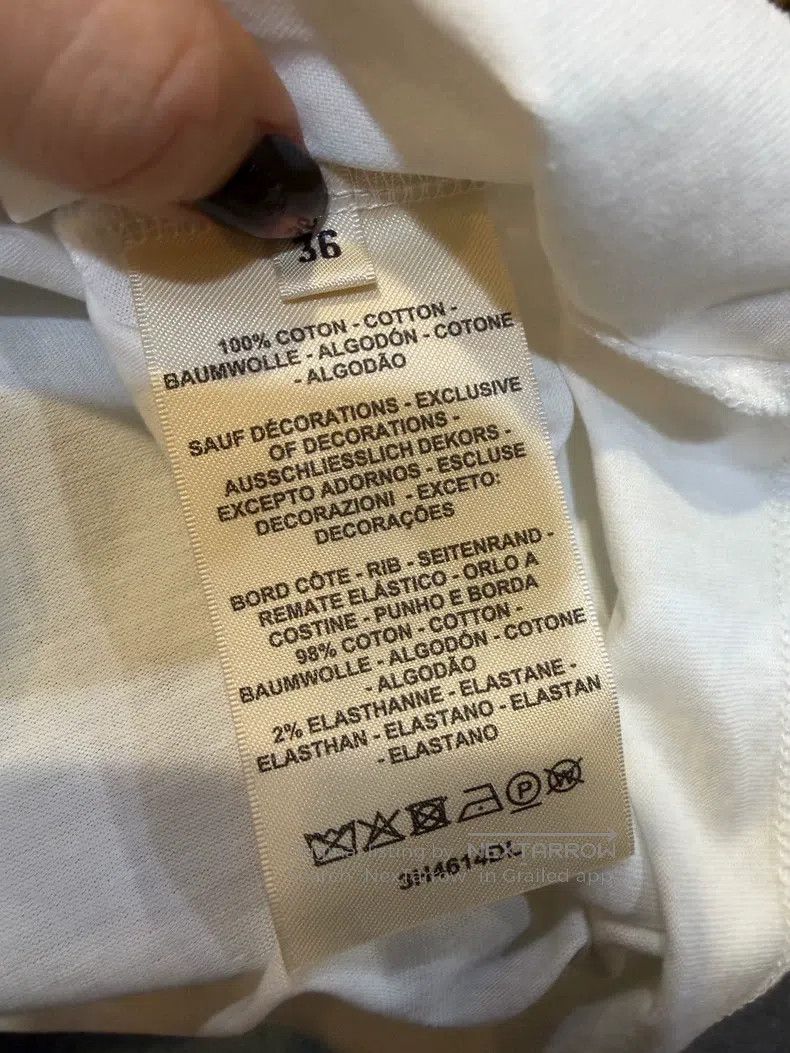 Hermes Hermes Short-sleeve T-shirt with pocket embroidered H logo Size XS / US 0-2 / IT 36-38 - 4 Thumbnail