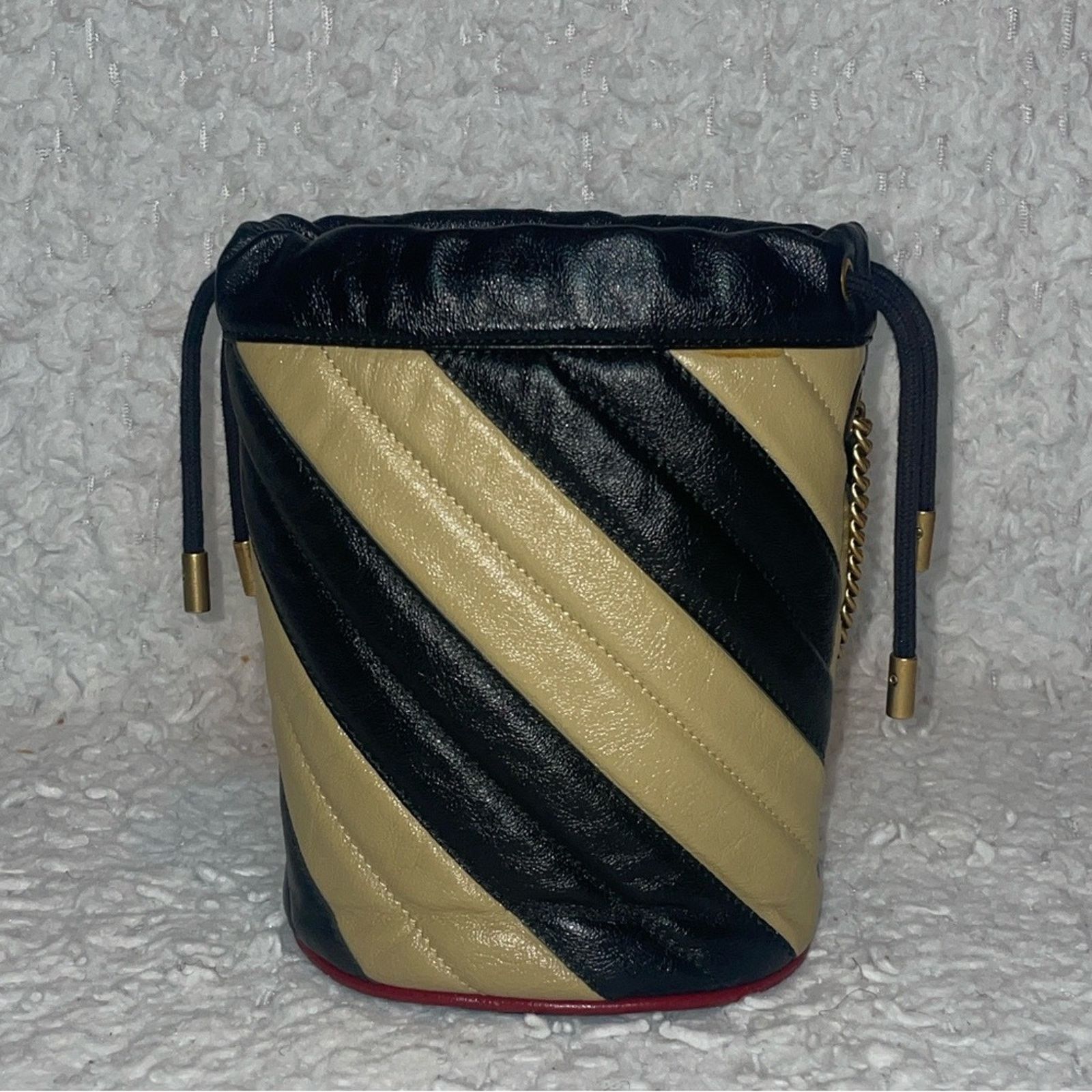 Gucci Gucci Marmont Torchon Mini Bucket Bag Size ONE SIZE - 5 Thumbnail