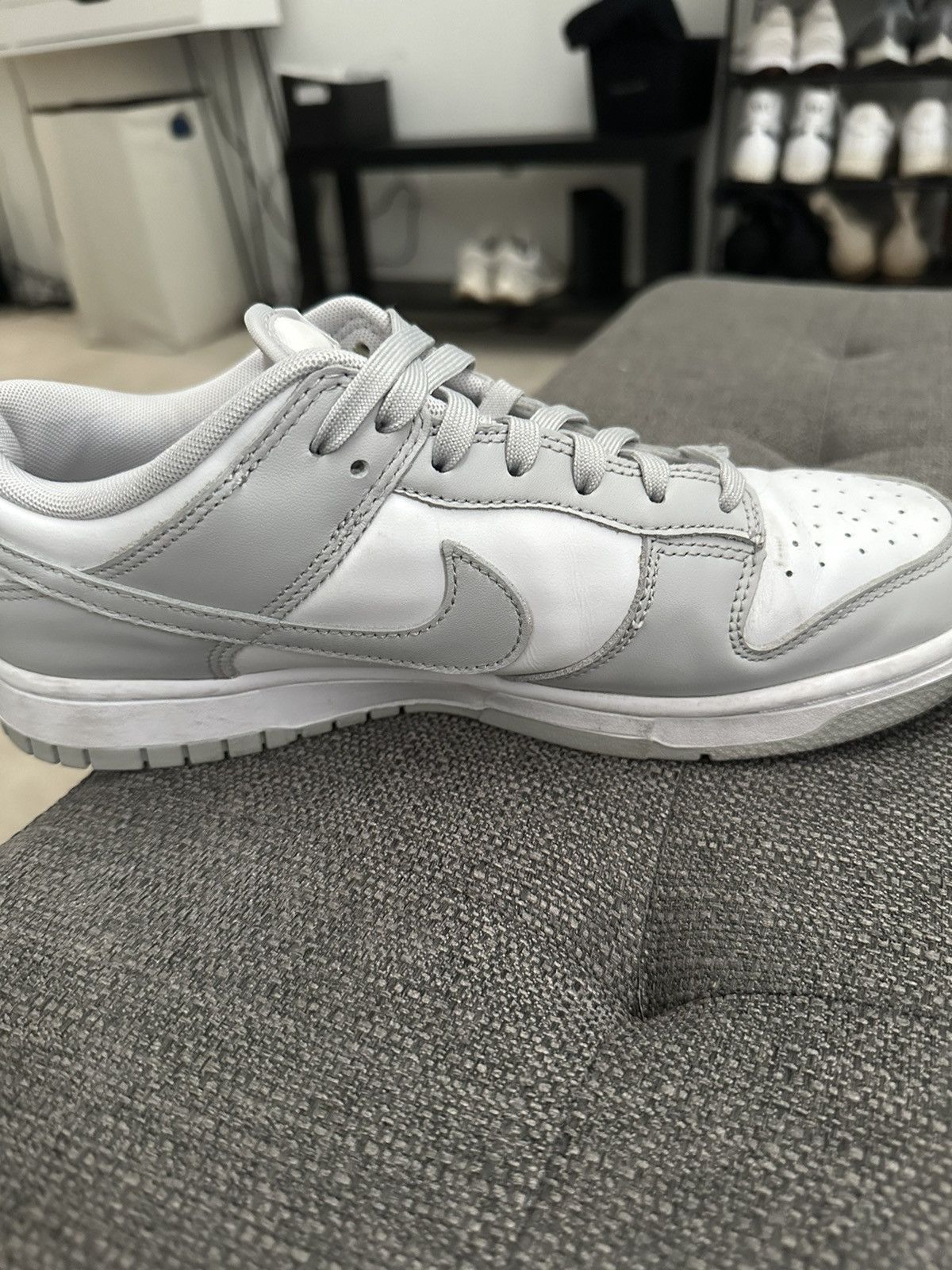 Nike Nike Dunk Low “Grey Fog” Size US 10 / EU 43 - 7 Thumbnail