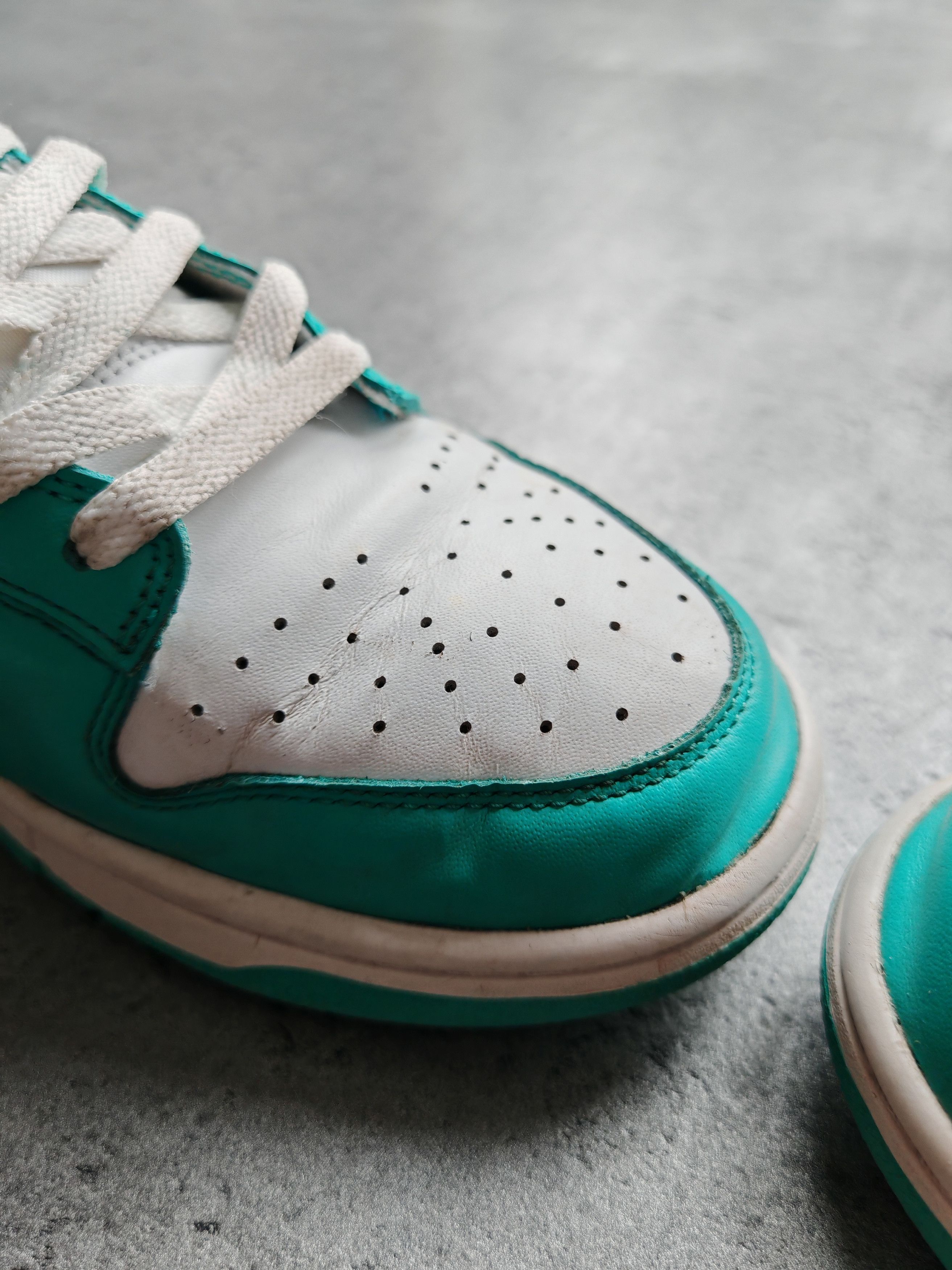 Nike 🍀Nike Dunk Low Clear Jade Streetwear Y2K BlockCore Size US 11.5 / EU 44-45 - 9 Thumbnail