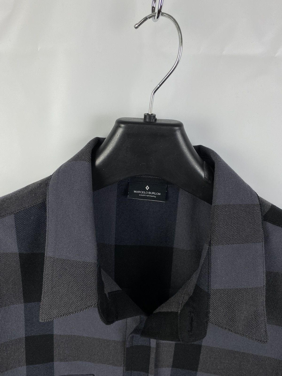 Marcelo Burlon Marcelo Burlon Otromundo Check Plaid Shirt Button Up size L Size US L / EU 52-54 / 3 - 3 Thumbnail