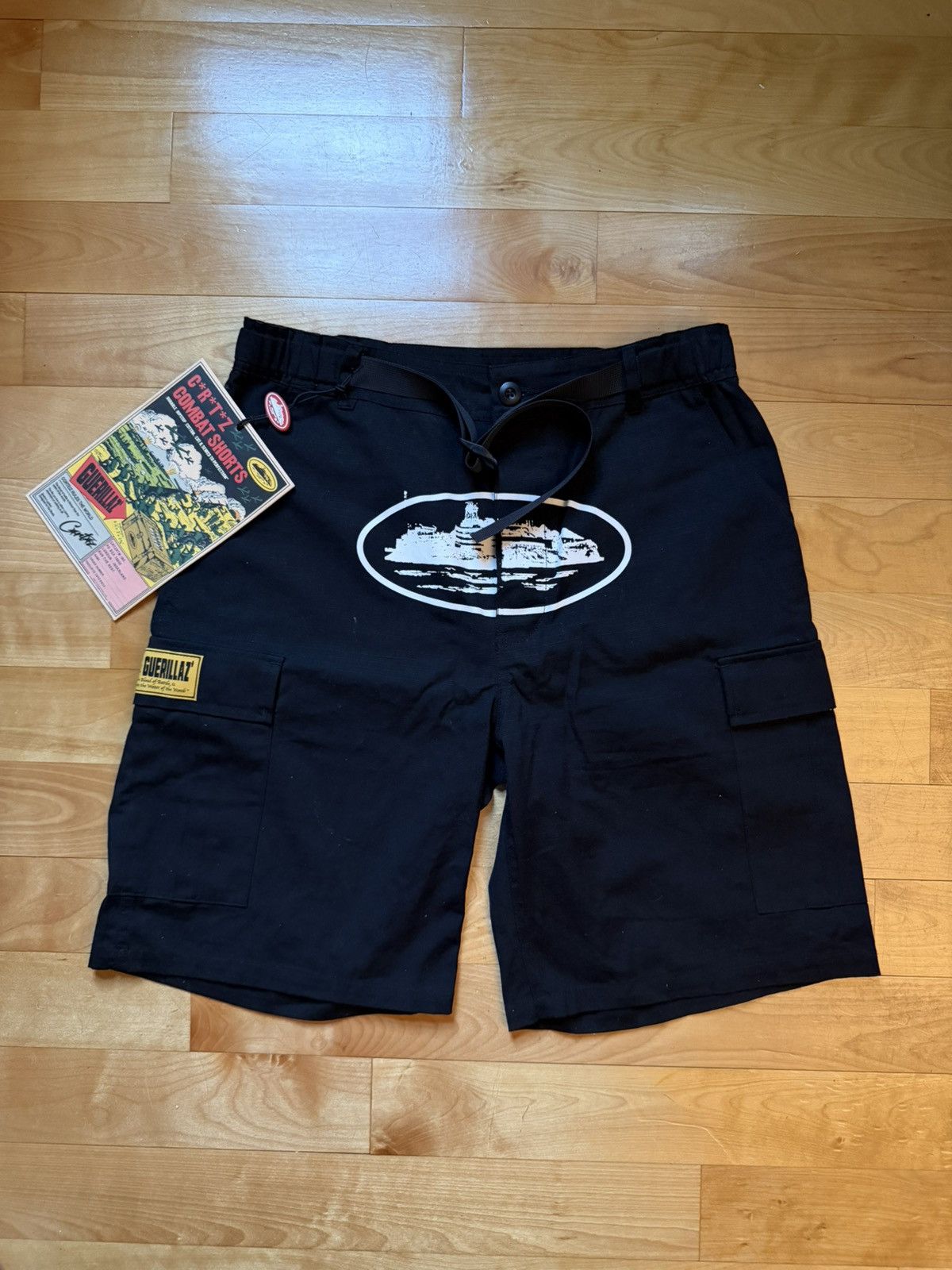 Corteiz Corteiz HMP Raw Hem shorts heather grey medium | Grailed