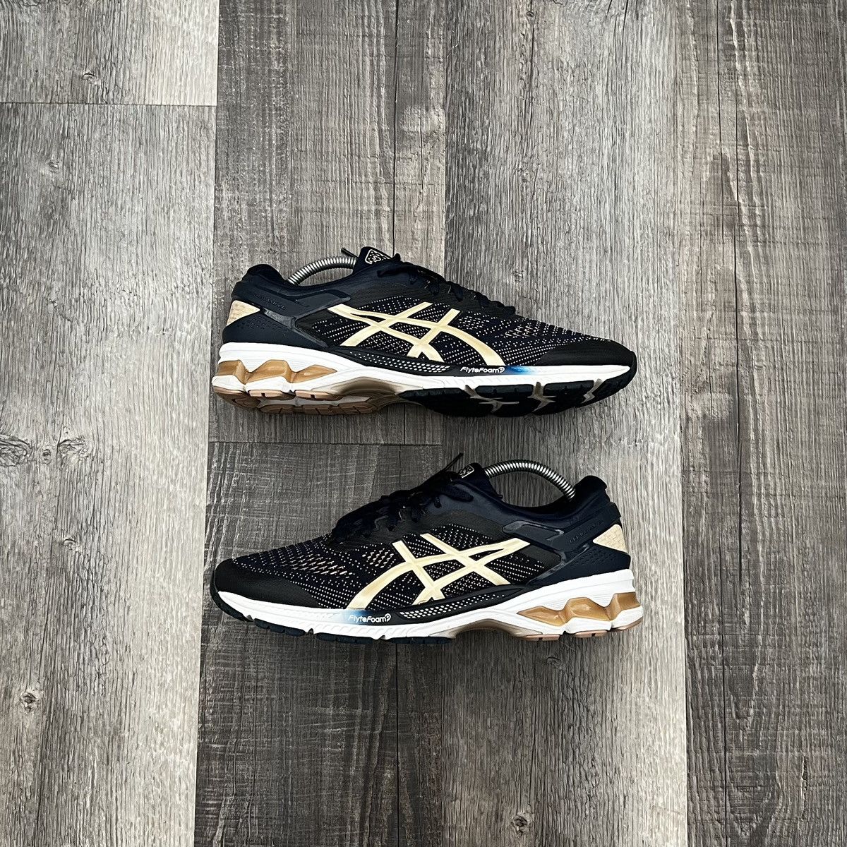 Vintage ASICS • Gel-Kayano 26 Midnight/Frosted Almond (10.5M) | Grailed