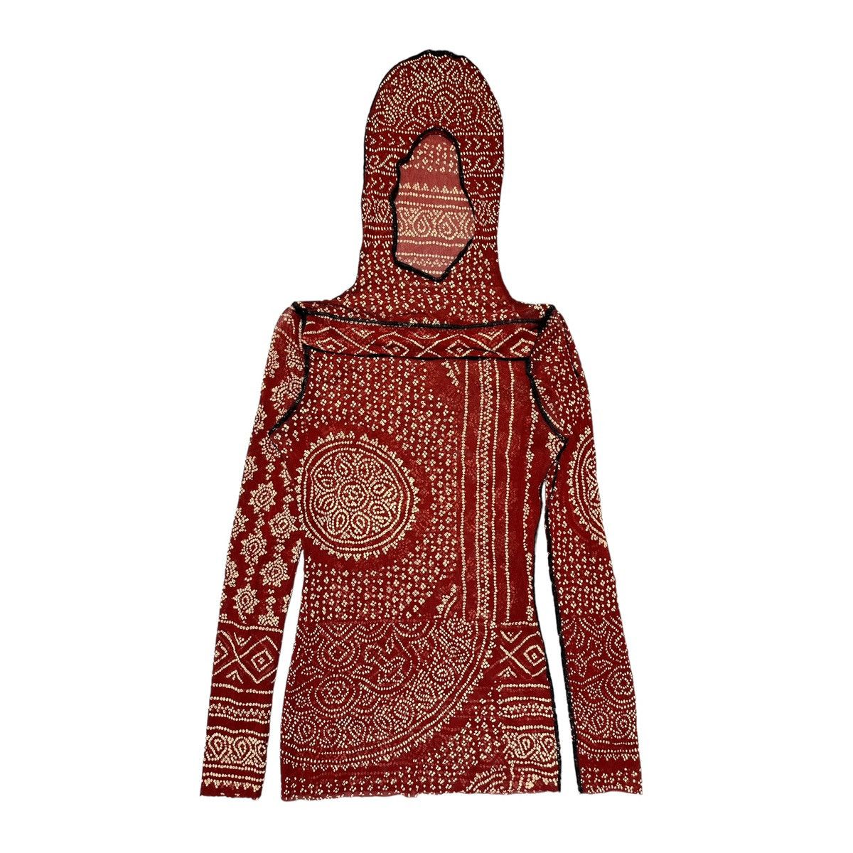Jean Paul Gaultier Tribal hooded mesh Size S / US 4 / IT 40 - 1 Thumbnail