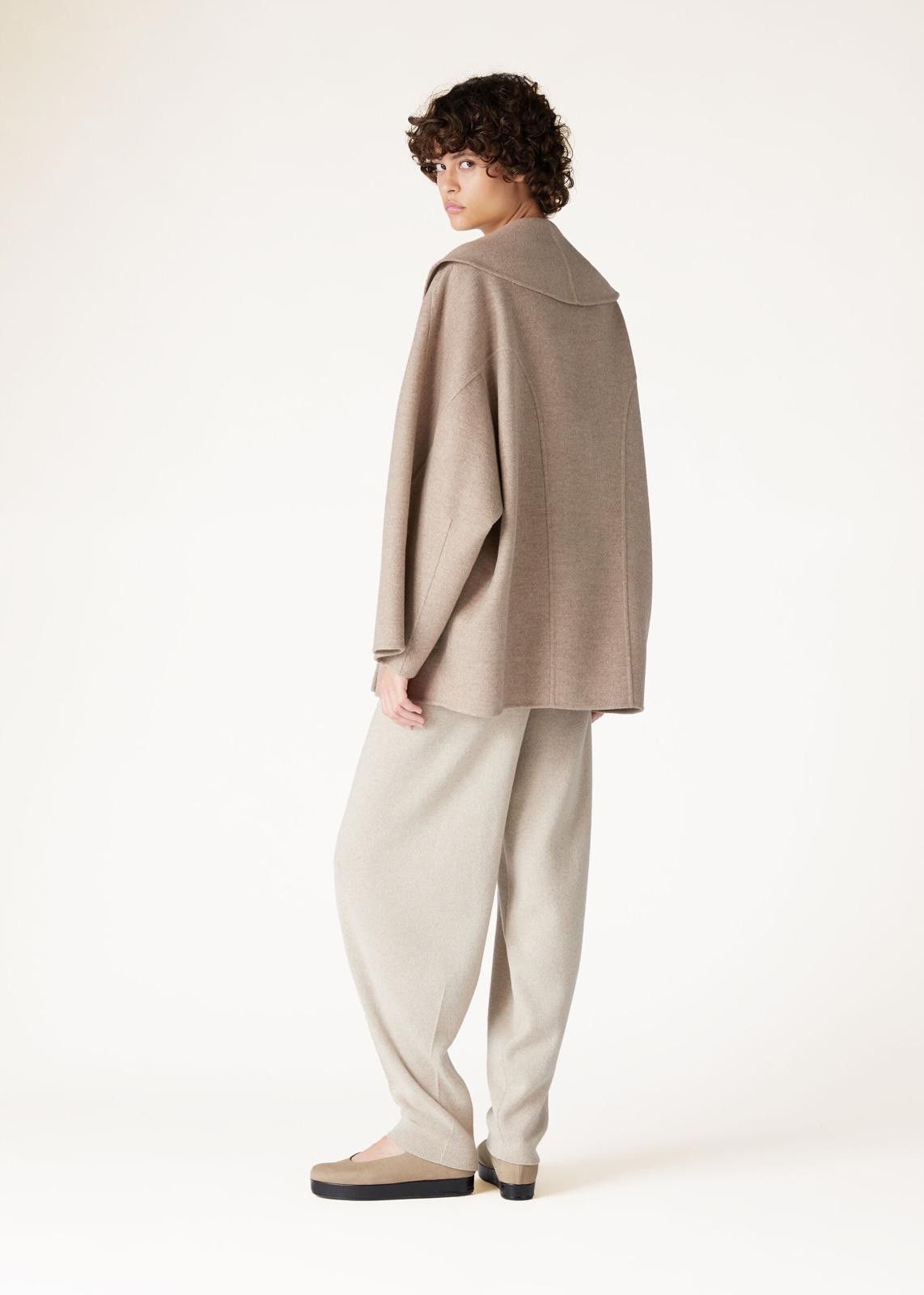 Loro Piana o1srvl11e1224 Enrique Cashmere Coat in Natural Brown Size L / US 10 / IT 46 - 3 Thumbnail