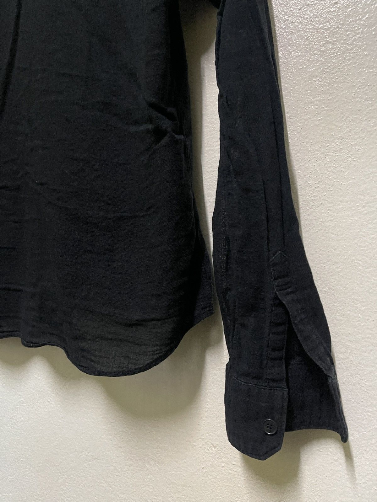 Issey Miyake Zucca Long Sleeve Button Up Black Size M / US 6-8 / IT 42-44 - 11 Thumbnail