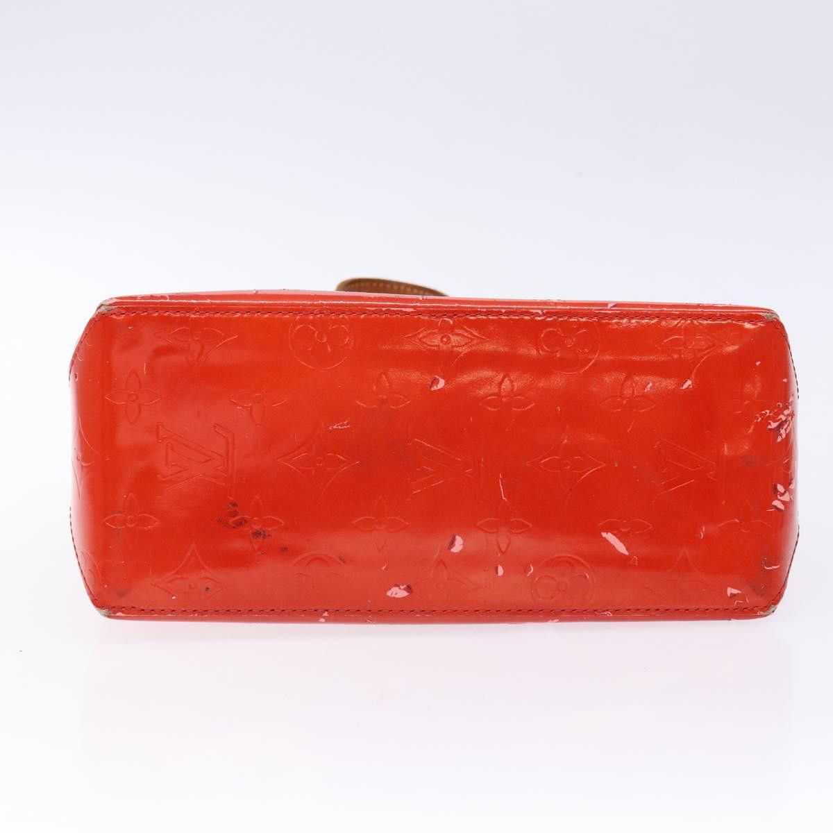 Louis Vuitton LOUIS VUITTON Monogram Vernis Reade PM Hand Bag Red Rouge Size ONE SIZE - 9 Thumbnail