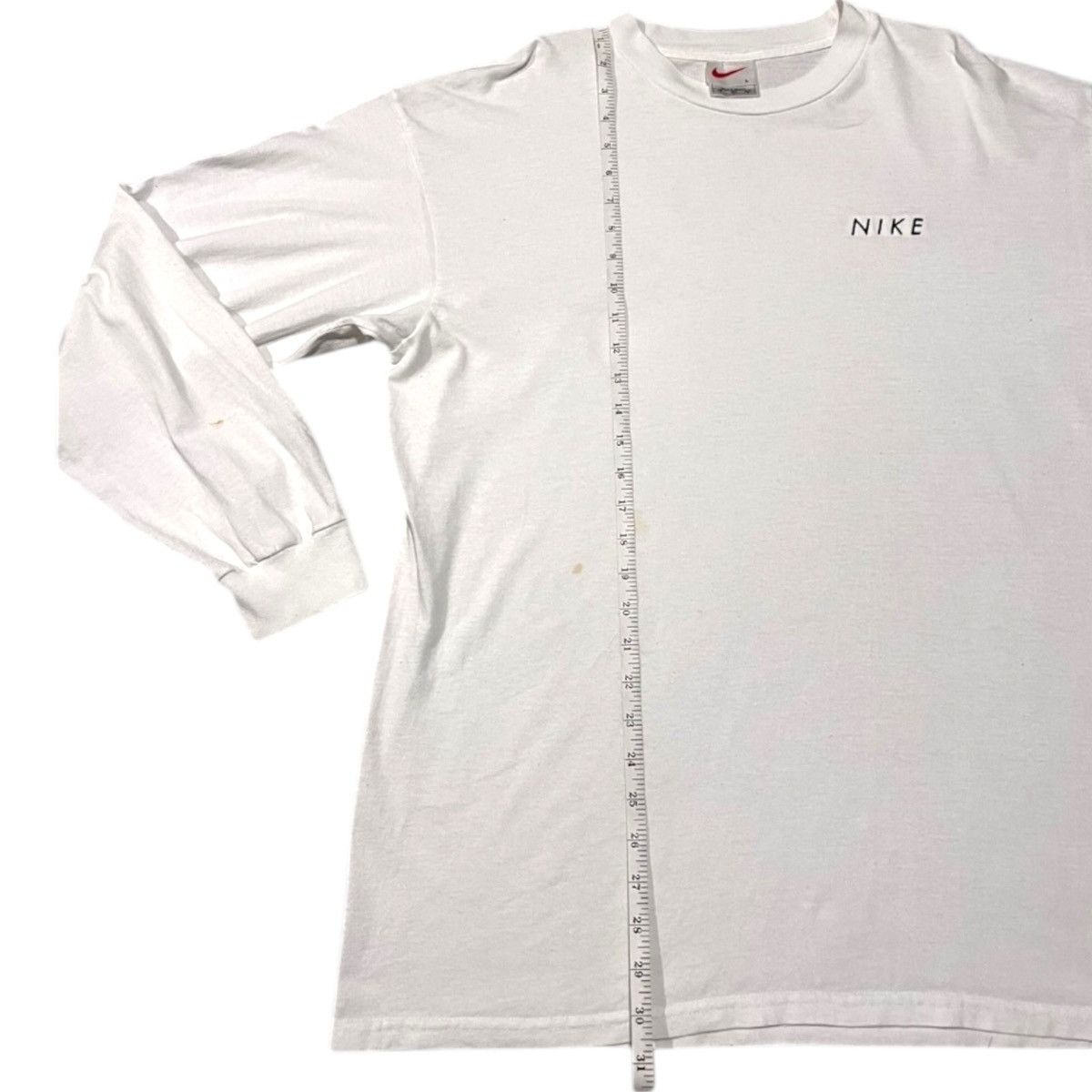 Nike Vintage Nike White Long Sleeve Size US L / EU 52-54 / 3 - 6 Thumbnail