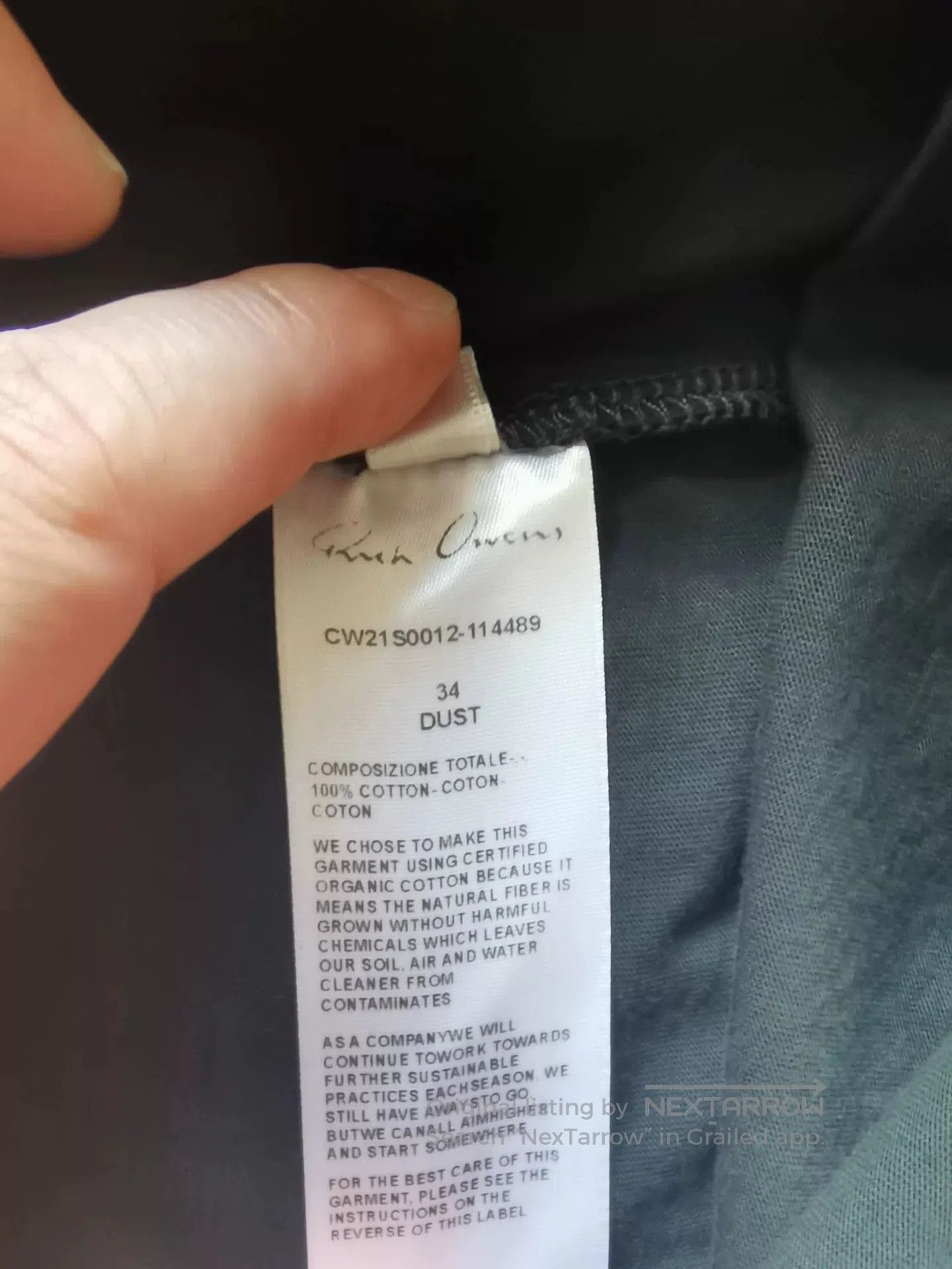 Rick Owens Rick Owens Women's Black T-shirt. Size M / US 6-8 / IT 42-44 - 7 Thumbnail