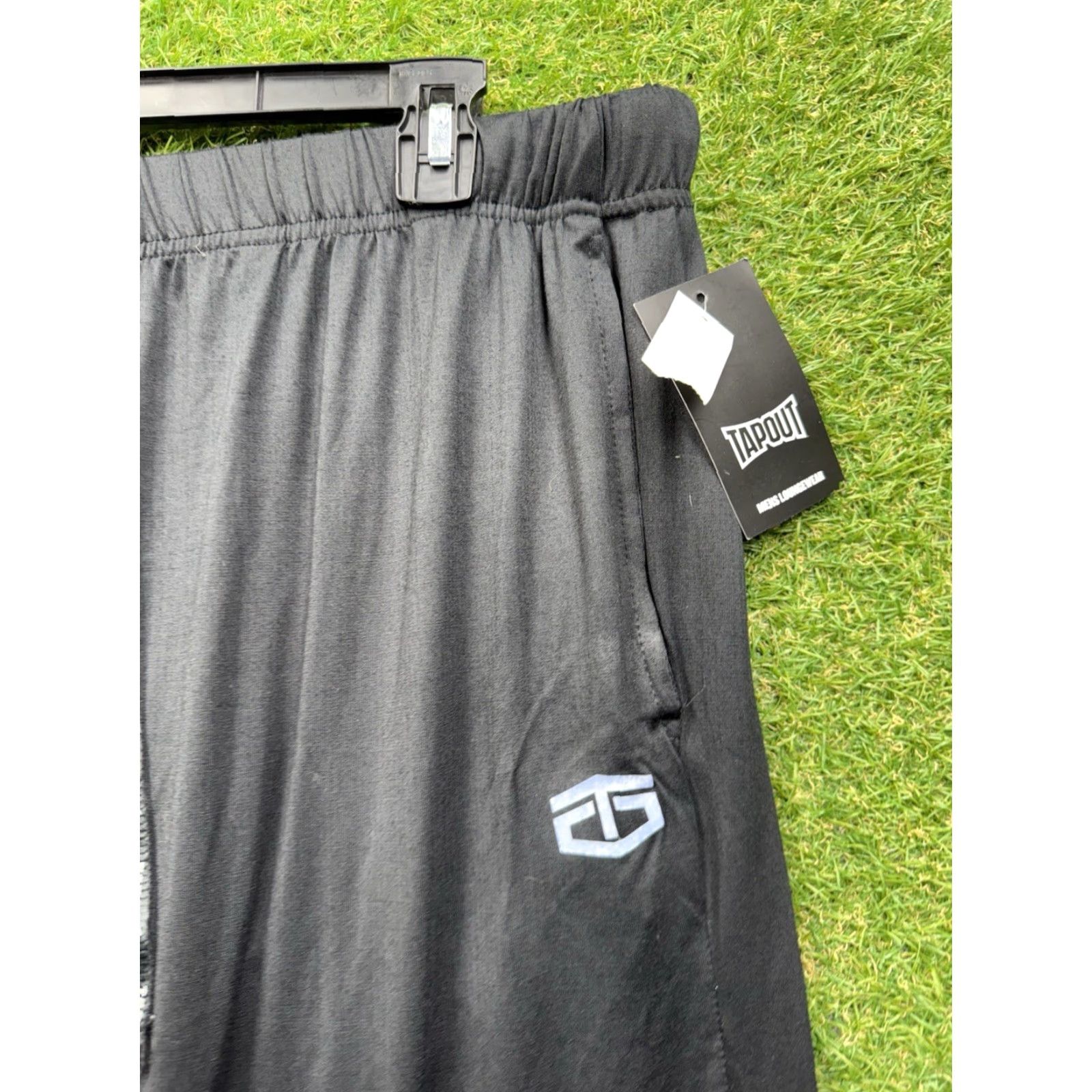 Tapout TAPOUT Sweatpants Mens M Lounge Pants Black Drawstring Sleepwear Casual y2k NWT Size US 31 - 3 Thumbnail