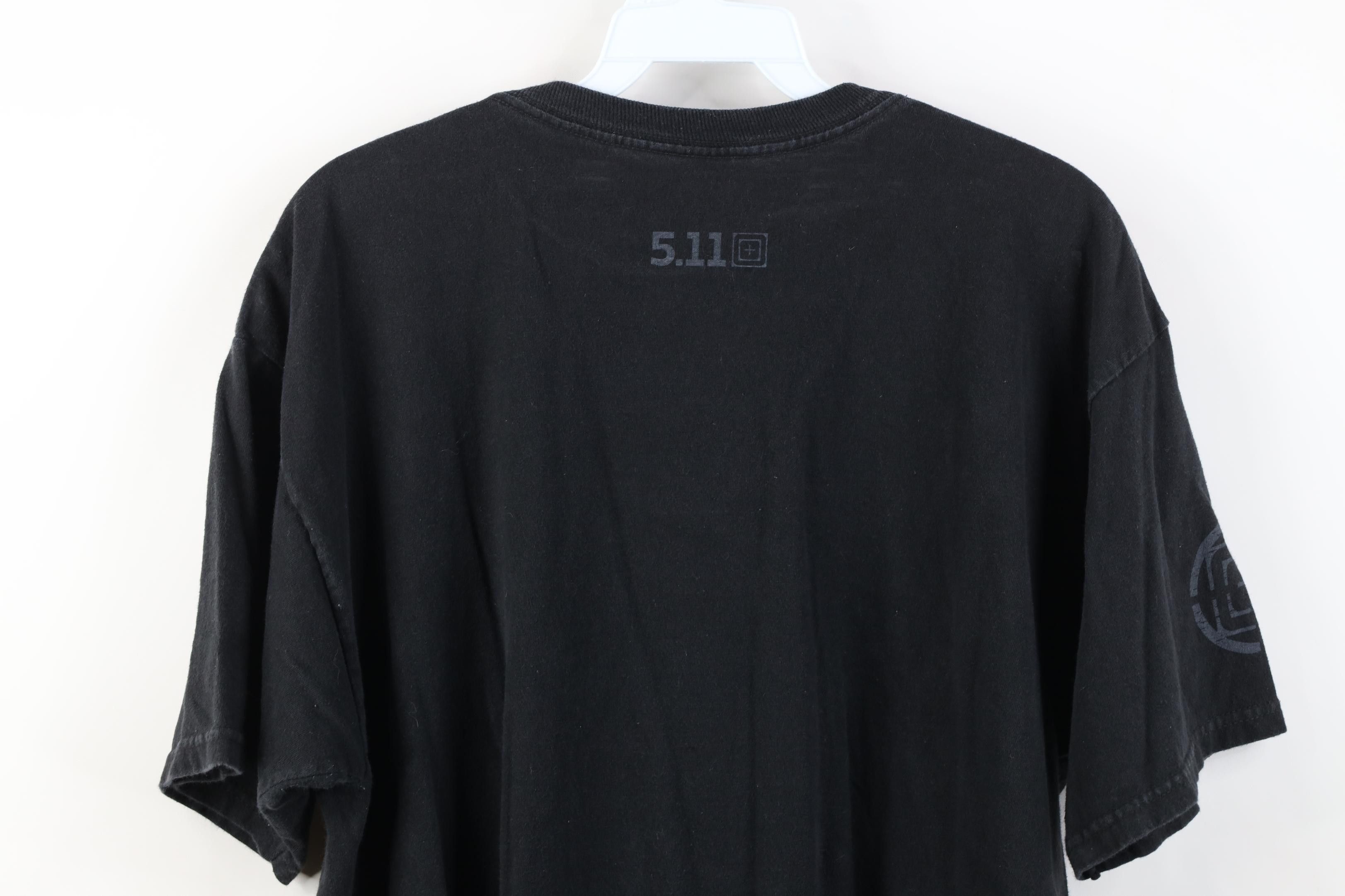 Vintage 5.11 Tactical Series Spell Out Stencil Short Sleeve T-Shirt Size US L / EU 52-54 / 3 - 12 Thumbnail