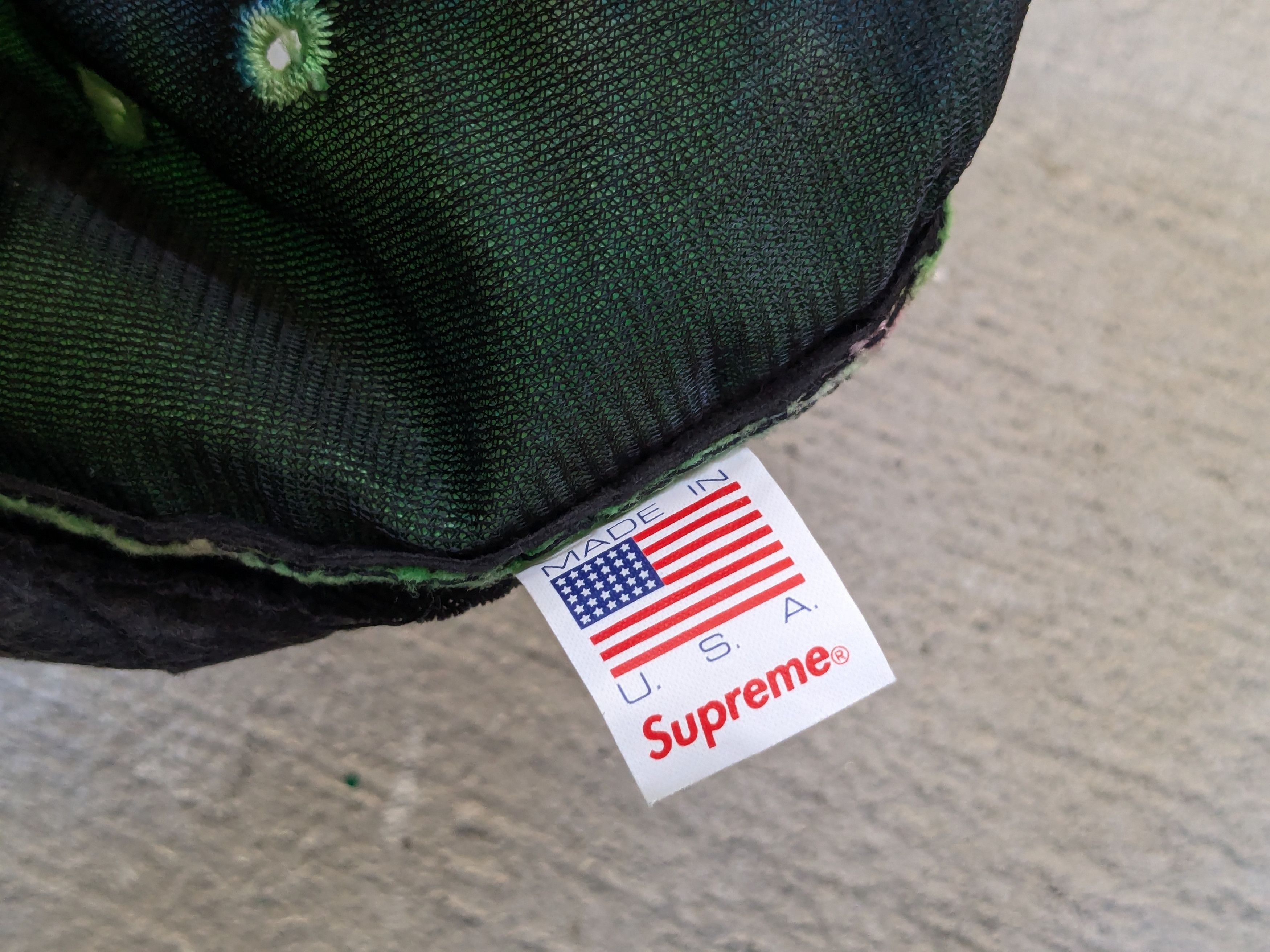 Supreme Supreme Tie Dye Camp Cap 5 Panel Rainbow Denim SS13 Size ONE SIZE - 10 Thumbnail