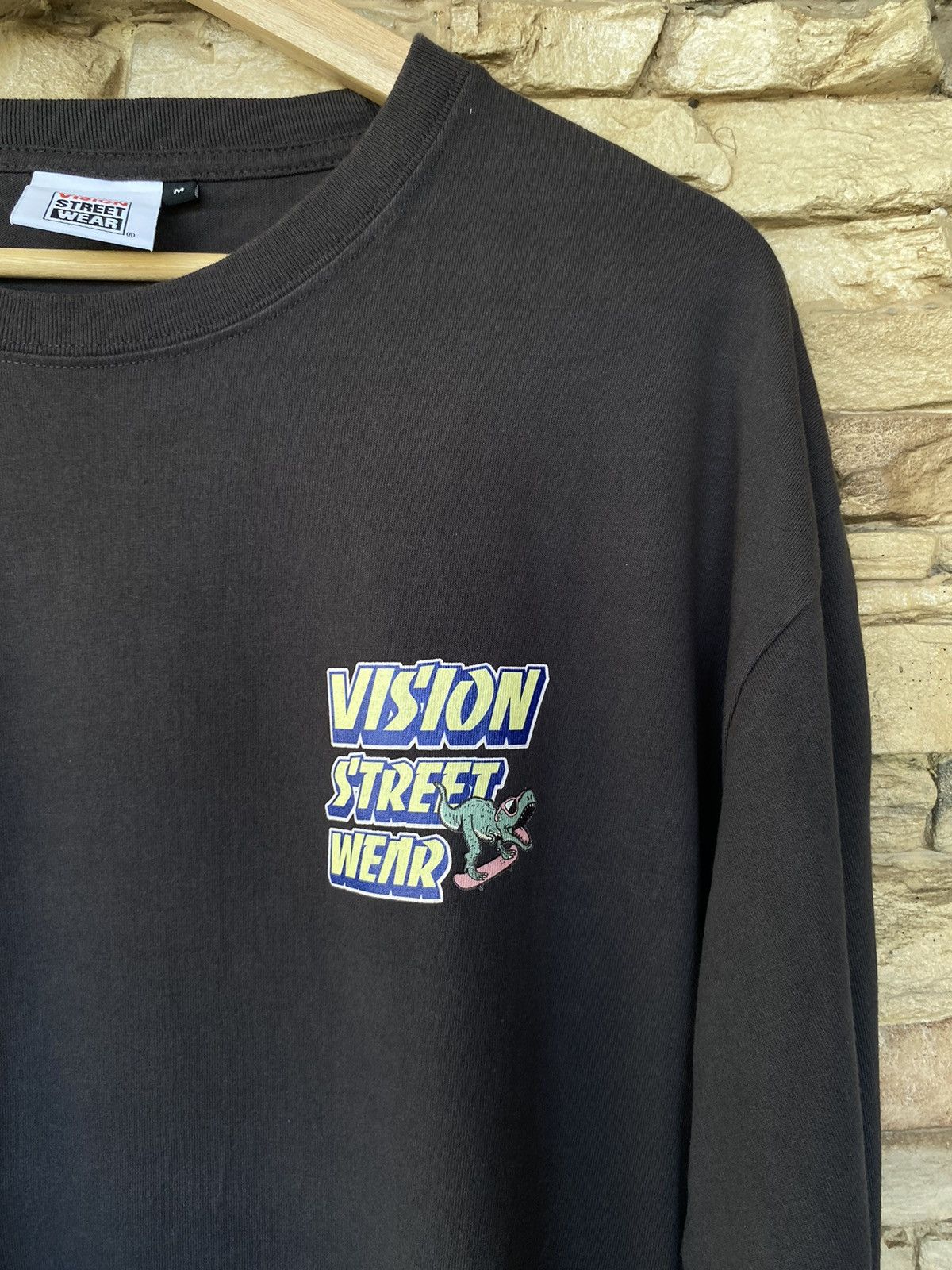 Vision Streetwear Vision Streetwear Dinasour T-Rex Long Sleeve Tshirt Size US M / EU 48-50 / 2 - 4 Thumbnail