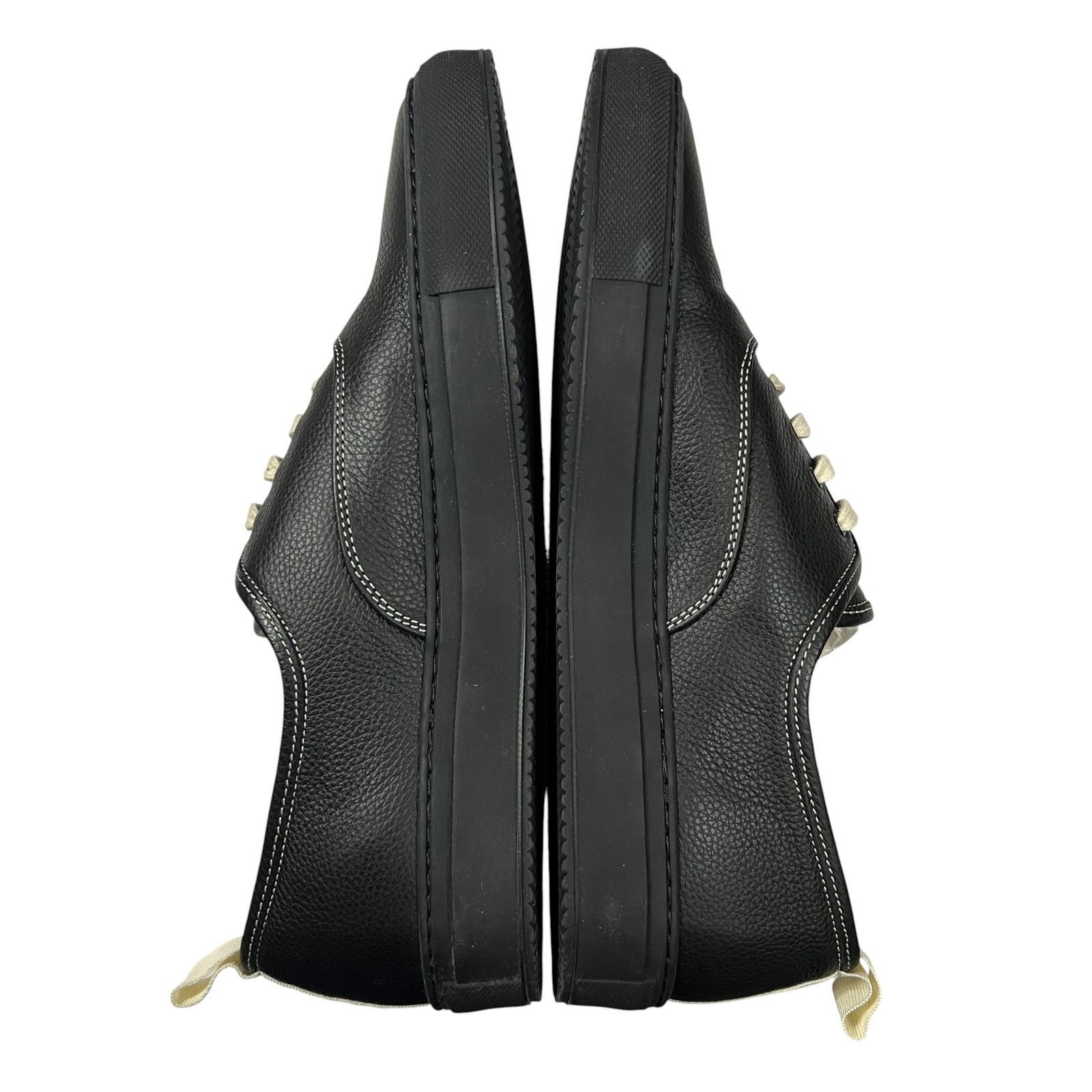 Common Projects Common Projects Four Hole Low Black Leather Sneakers EU42 Size US 9 / EU 42 - 7 Thumbnail