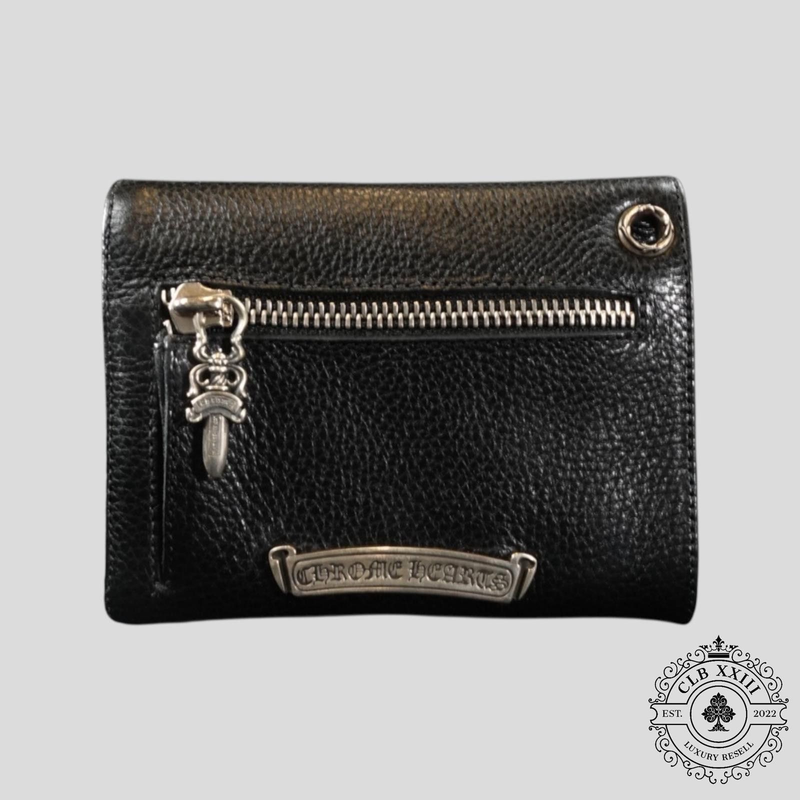 Chrome Hearts Chrome Hearts Short Wave Wallet in Black Size ONE SIZE - 2 Thumbnail
