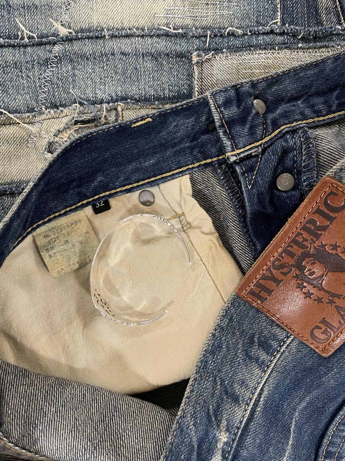 Hysteric Glamour Hysteric glamour scab denim Size US 35 - 4 Thumbnail