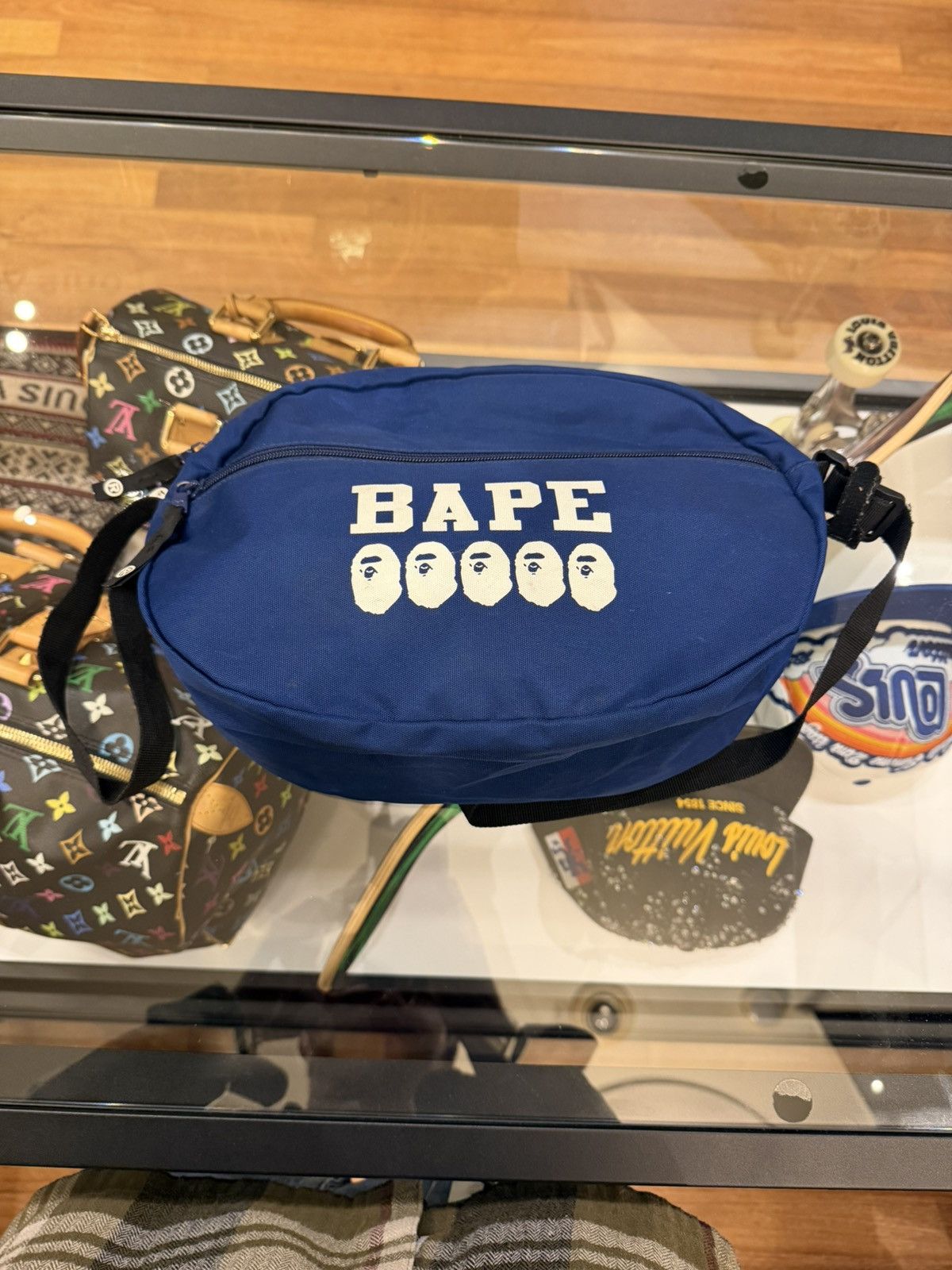 Bape BAPE Go Skate Summer Shoulder Bag - Blue Size ONE SIZE - 2 Thumbnail