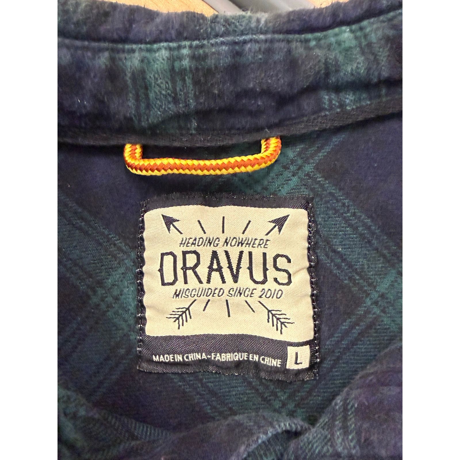 Dravus Dravus Flannel Shirt Blue Green Plaid Long Sleeve Men’s L Size US L / EU 52-54 / 3 - 4 Thumbnail