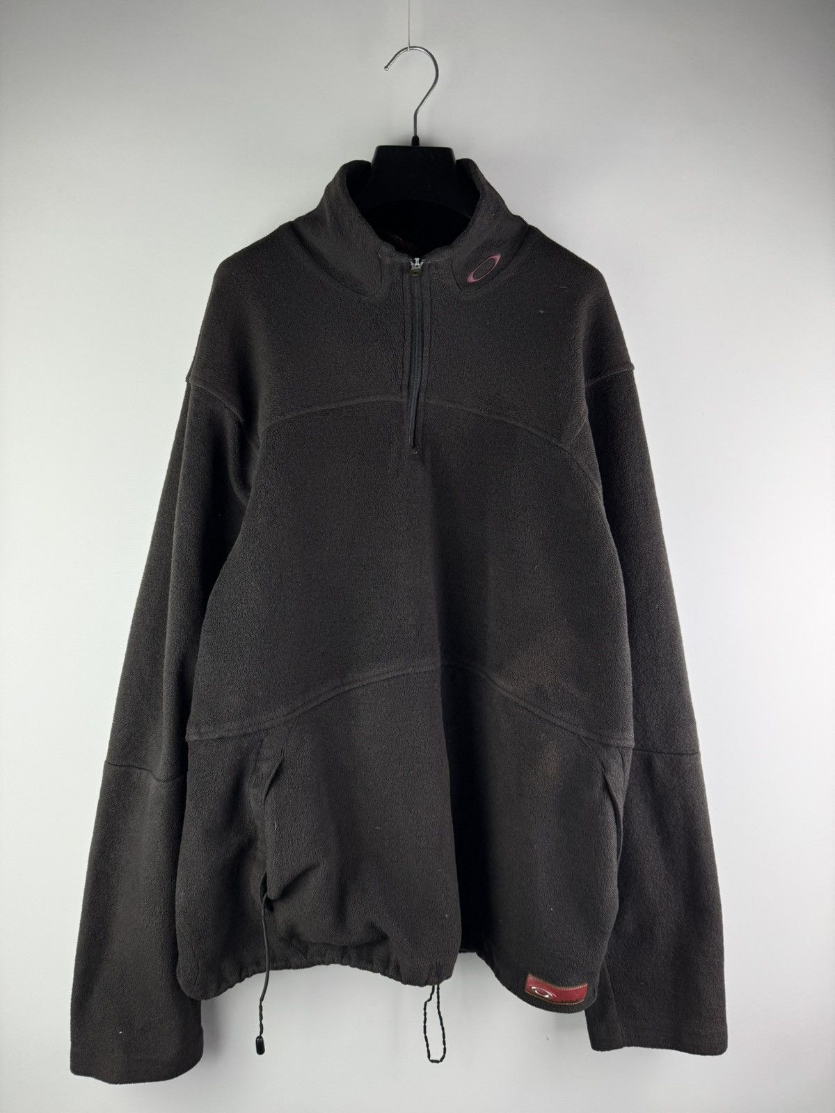 Vintage 90s Y2K Oakley Fleece Zip Up Brown