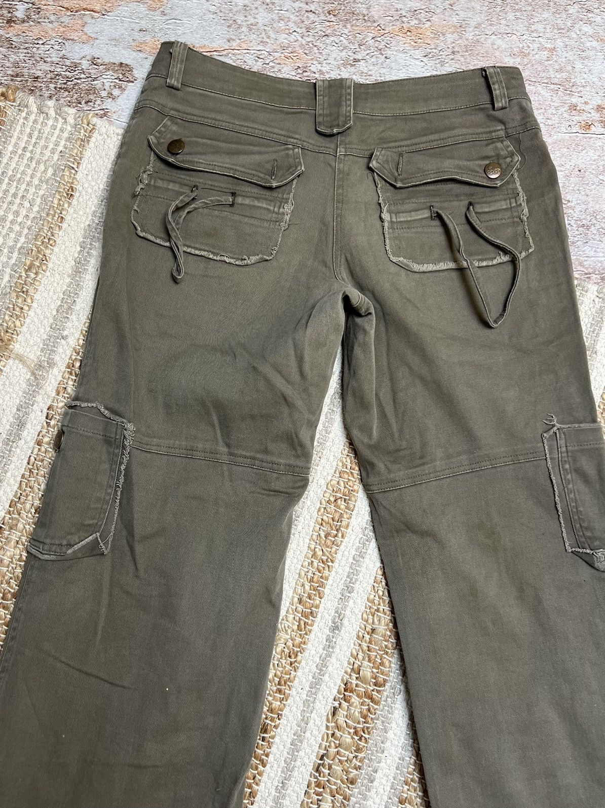 If Six Was Nine × Japanese Brand Vintage Japanese military flare pants Size 27" / US 4 / IT 40 - 6 Thumbnail