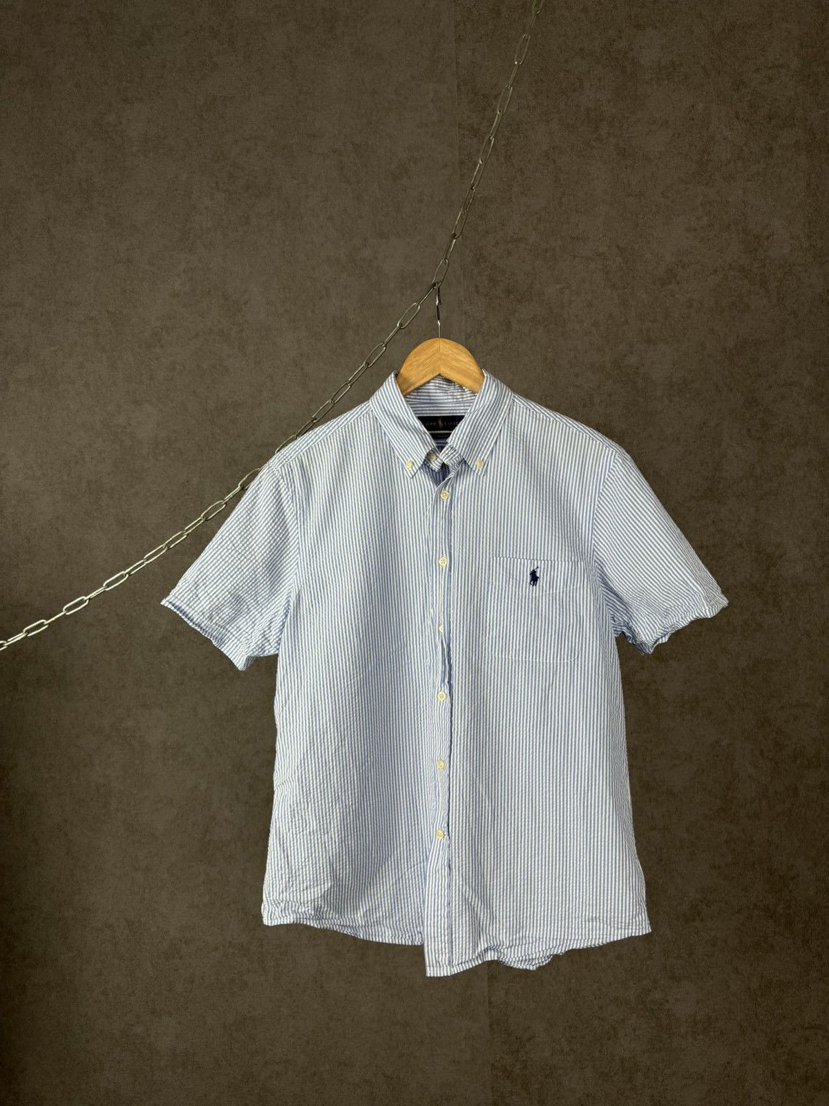 Polo Ralph Lauren Polo Ralph Lauren designer striped logo shirt Size US M / EU 48-50 / 2 - 1 Thumbnail