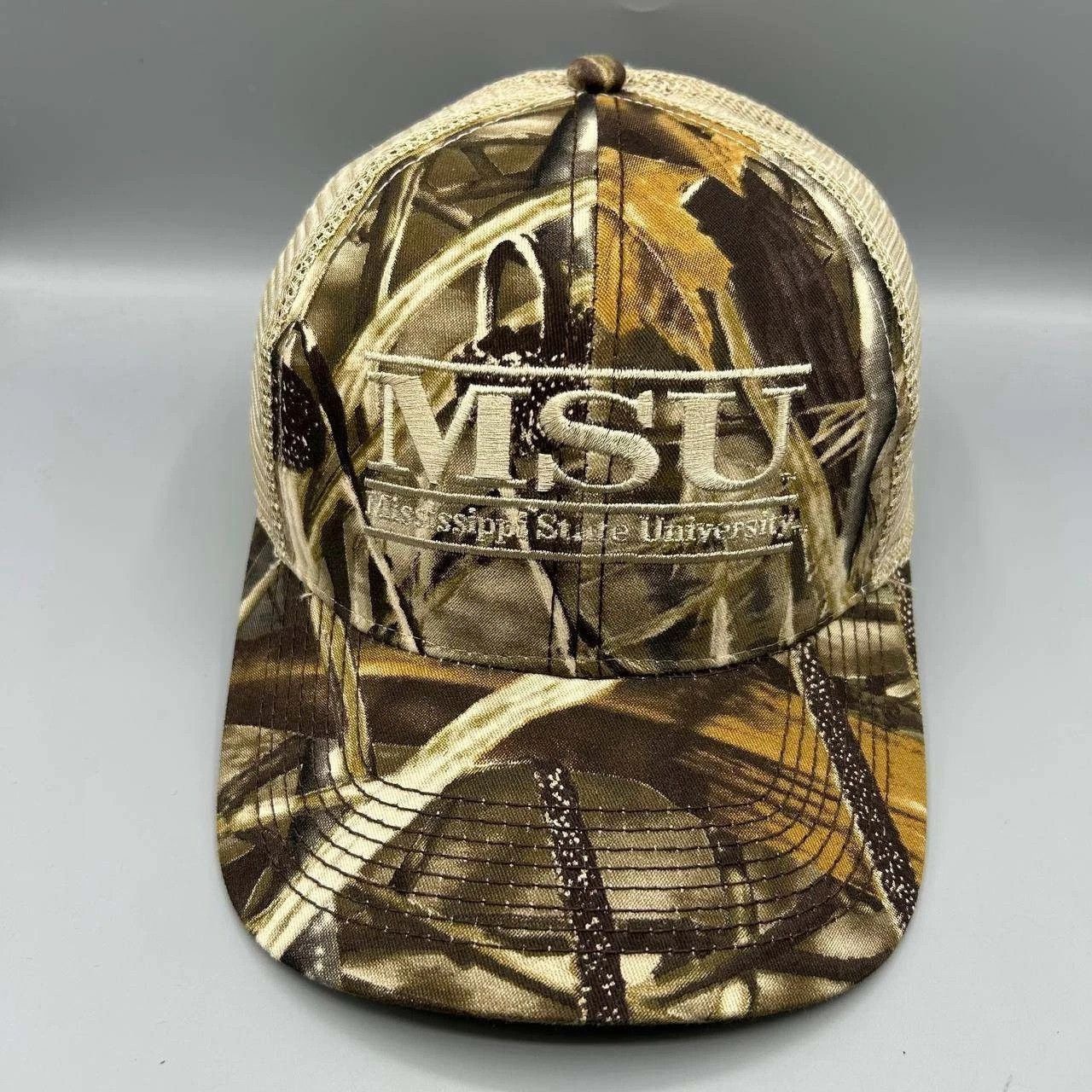 The Game Vintage Mississippi State Bulldogs Trucker Realtree SnapBack Size ONE SIZE - 1 Thumbnail