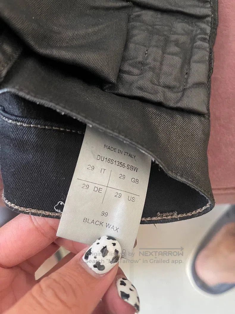 Rick Owens Drkshdw RICKOWENS DRKSHDW 2016MEMPHIS Black Wax Pants. Size US 29 - 4 Thumbnail