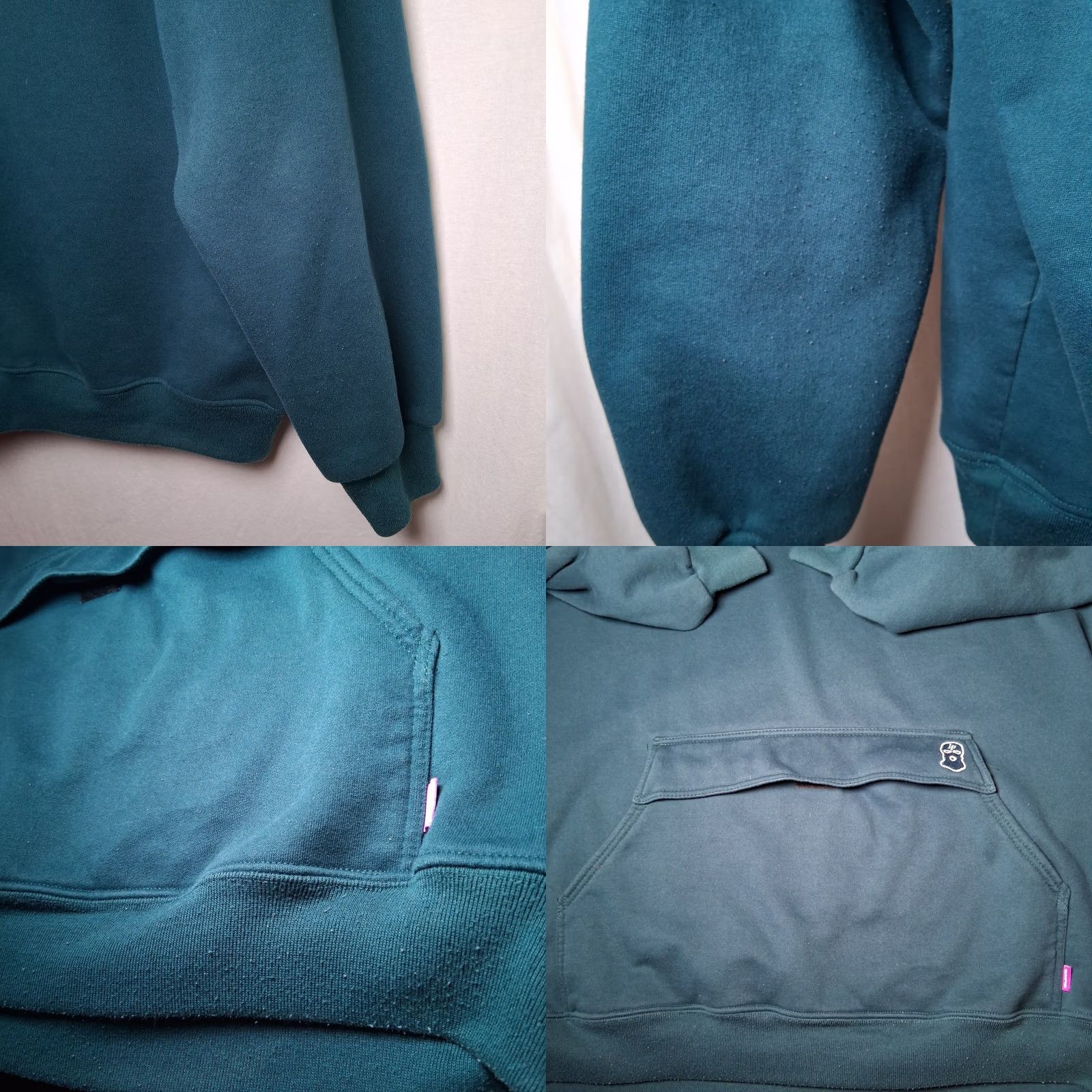 Vintage ICHPIG Strike Anorak Hooded Sweatshirt Men L Teal Australian Fighting Hoodie Size US L / EU 52-54 / 3 - 9 Thumbnail