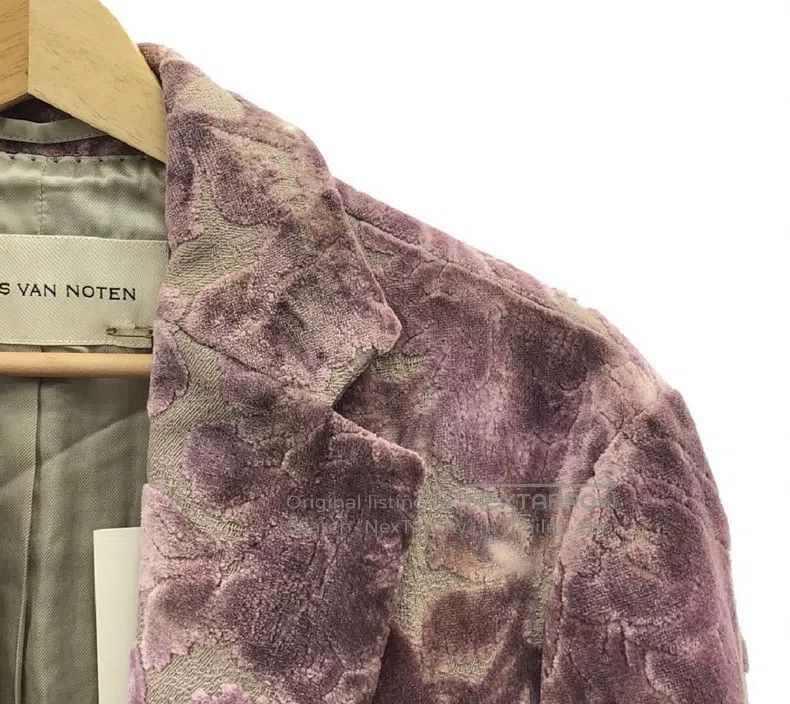 Dries Van Noten Dries Van Noten Runway-Edition Velvet Blazer Coat Size US XS / EU 42 / 0 - 2 Thumbnail
