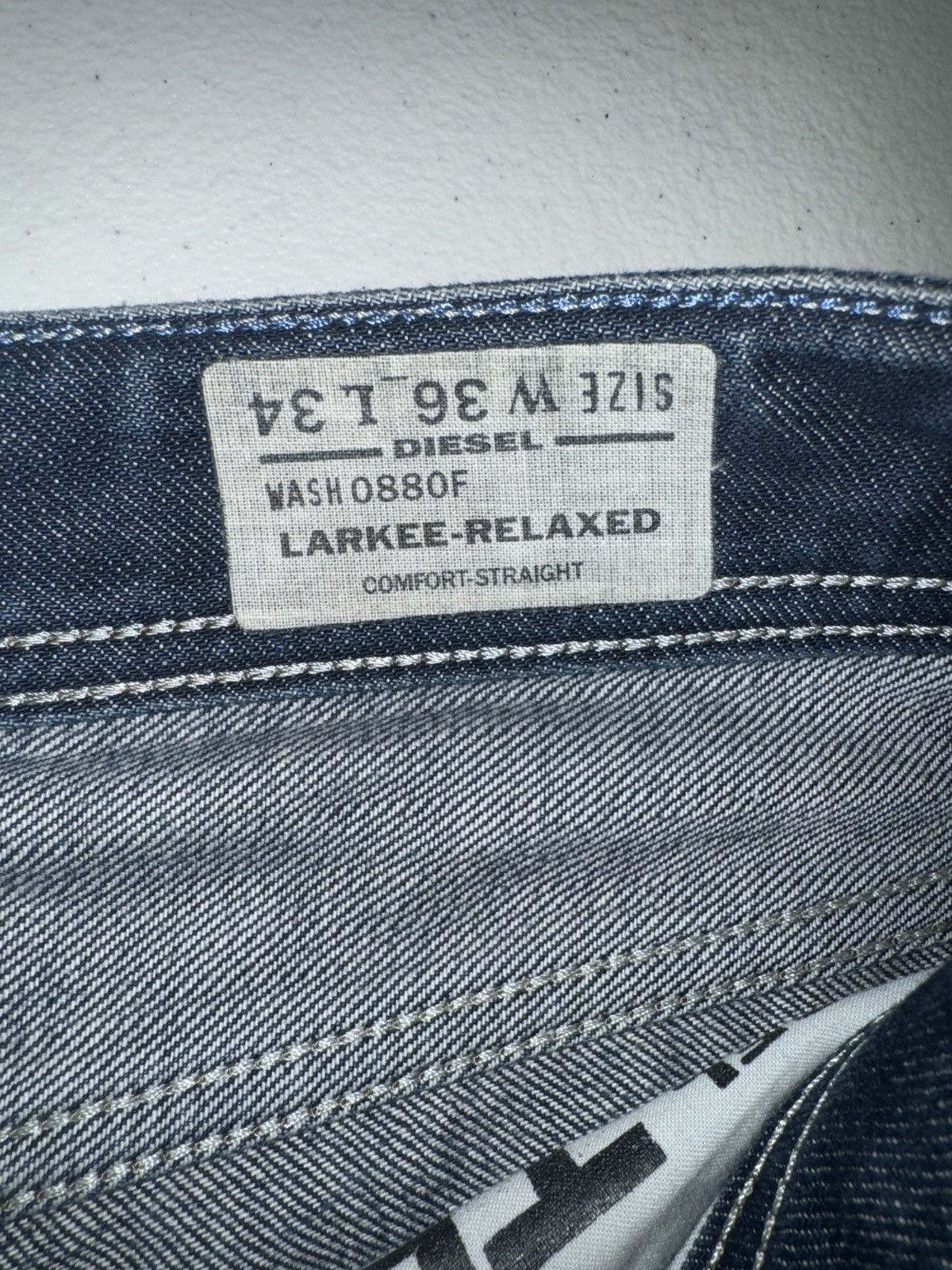 Diesel Vintage Diesel WASH 0885F Comfort Straight Jeans Size US 36 / EU 52 - 5 Thumbnail
