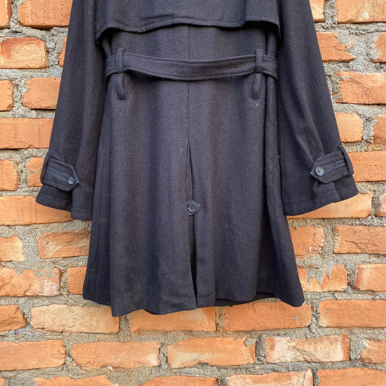 Designer × Diesel Diesel Muffler Collar Trench Coat Wool Size S / US 4 / IT 40 - 7 Thumbnail