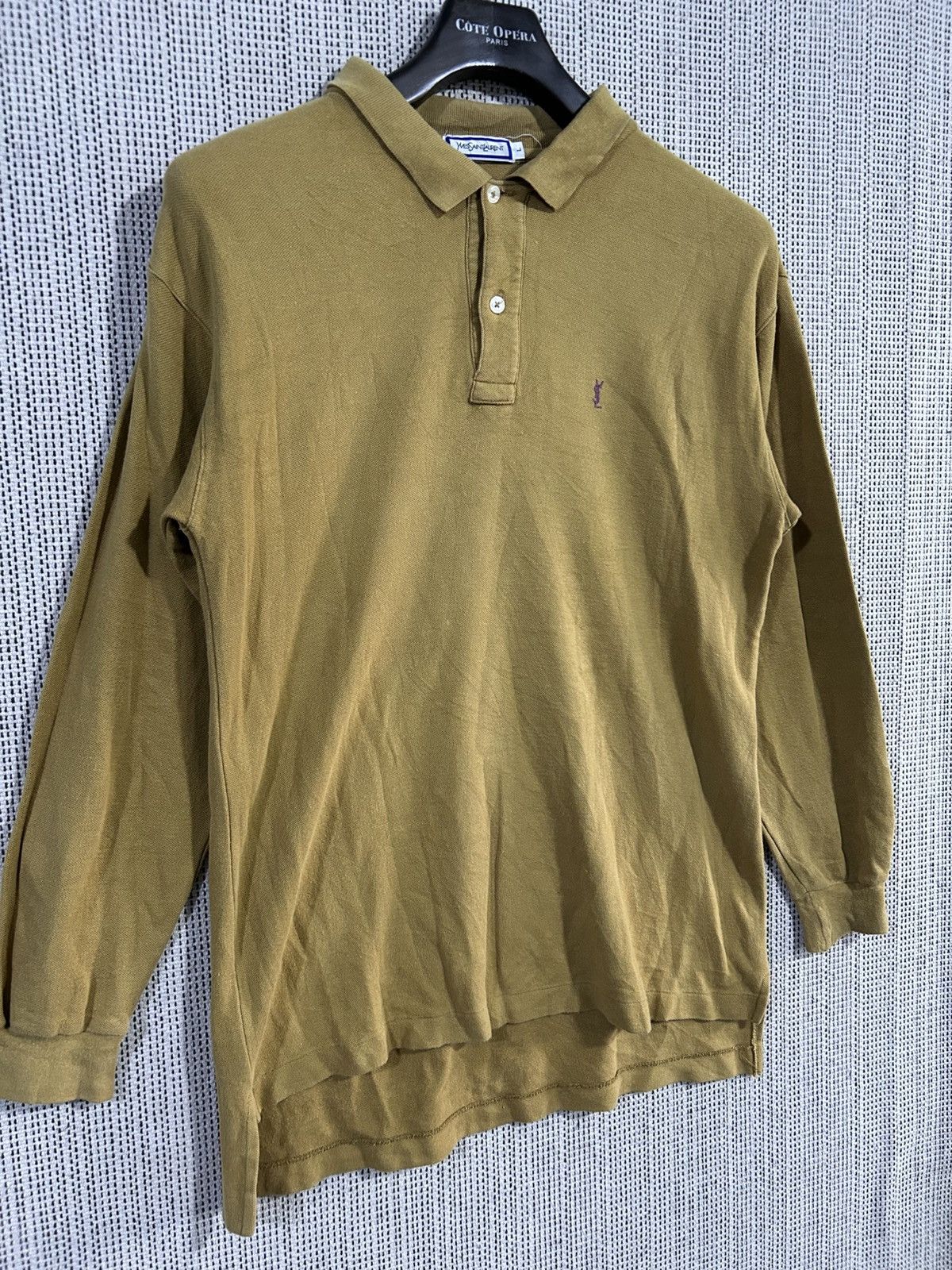 Yves Saint Laurent Vintage yves saint laurent polo shirt small logo Size US L / EU 52-54 / 3 - 3 Thumbnail