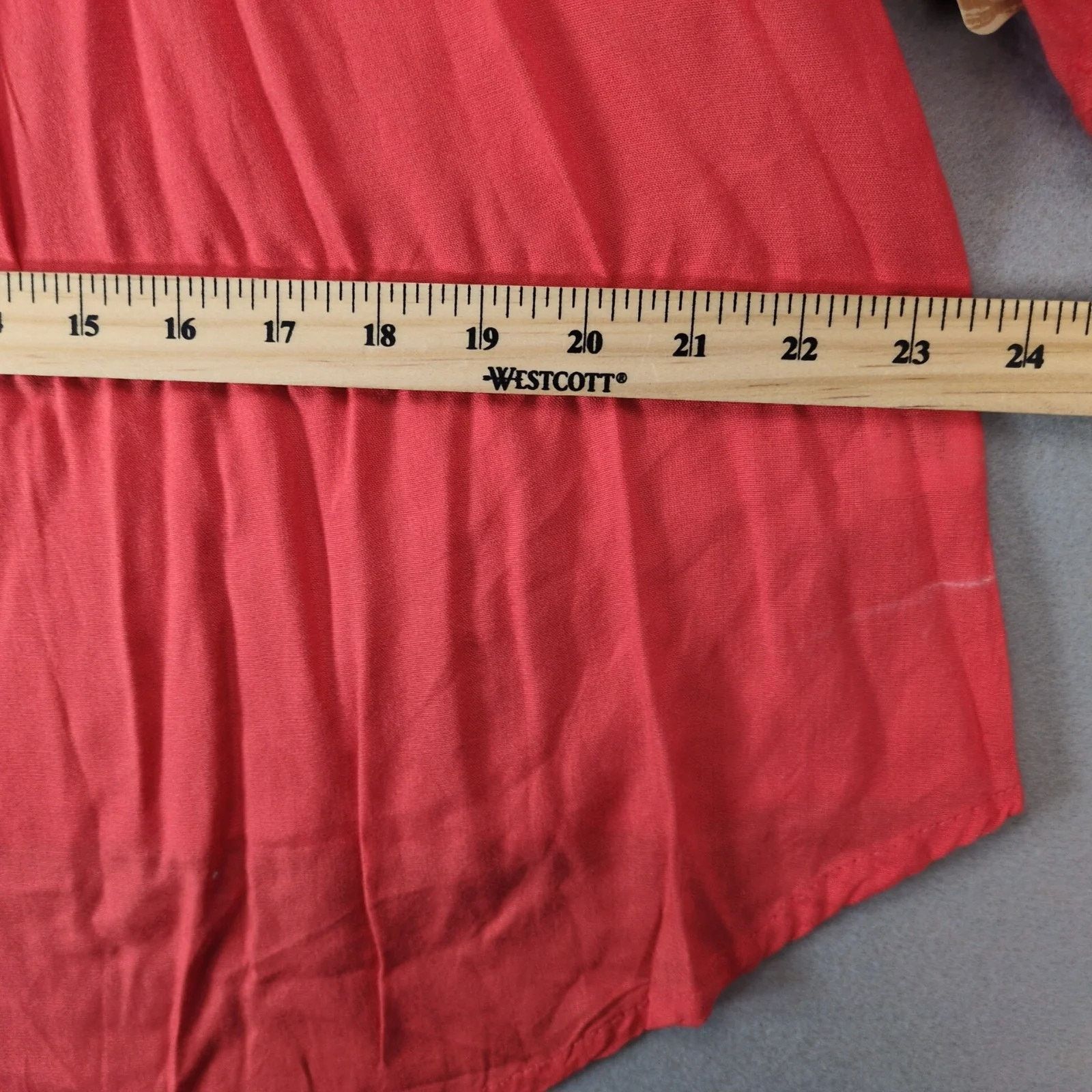 Other NWT One World Coral Peasant Blouse Top Women's Plus Size 2X Size XXL / US 16-18 / IT 52-54 - 10 Thumbnail