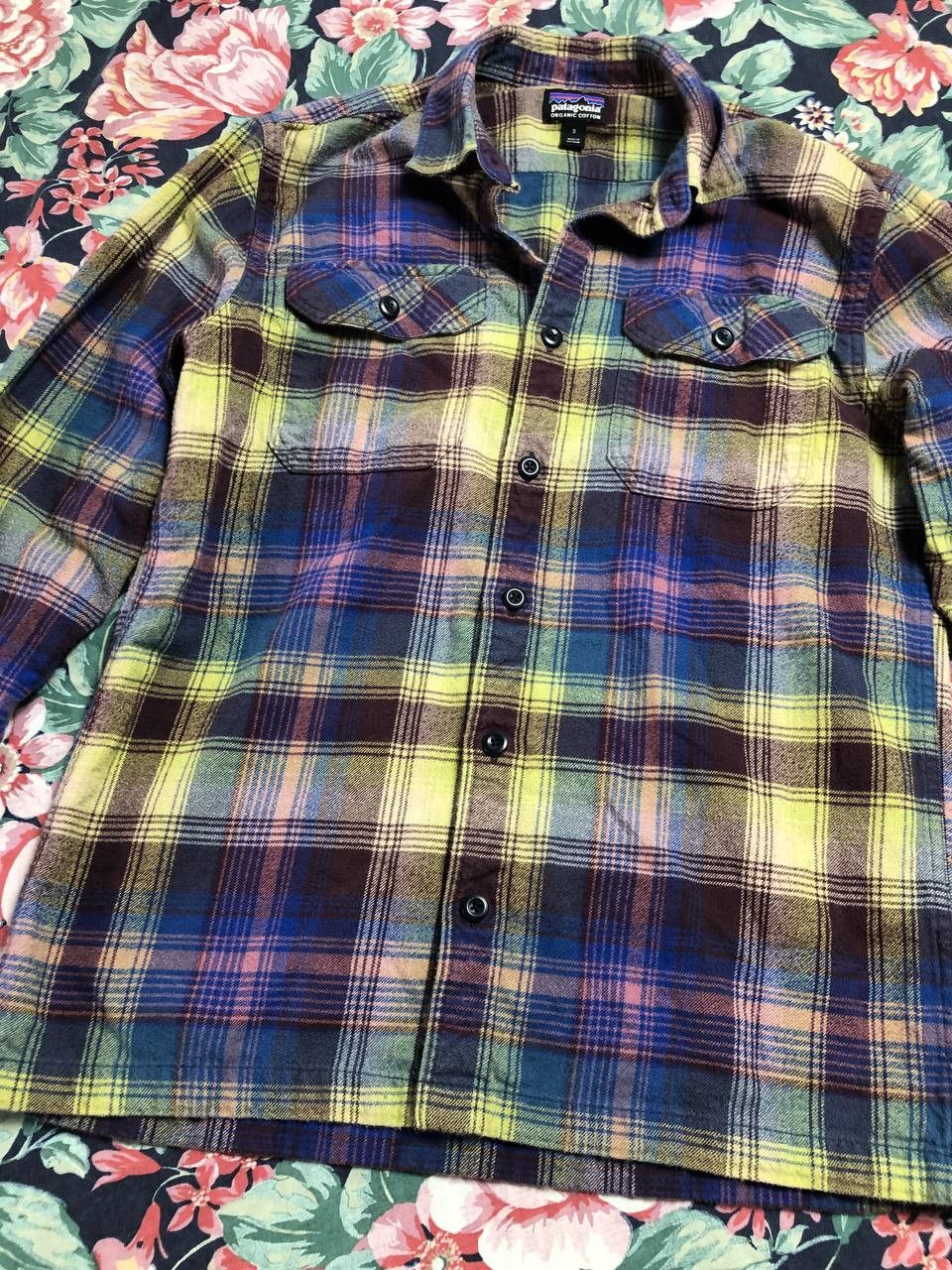 Patagonia × Vintage Patagonia Organic Cotton Button Up Longsleeve Shirt Size US S / EU 44-46 / 1 - 9 Thumbnail
