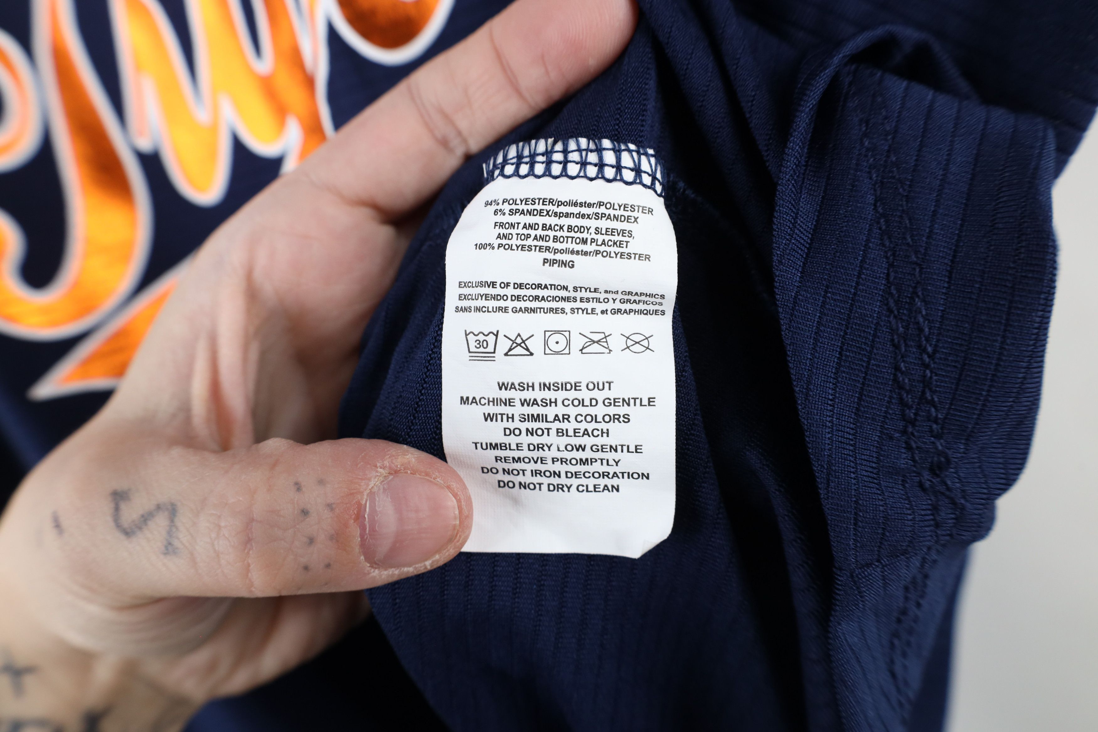 Vintage Vintage Y2K Script Detroit Tigers Baseball Jersey Shirt Size XXL / US 16-18 / IT 52-54 - 8 Thumbnail