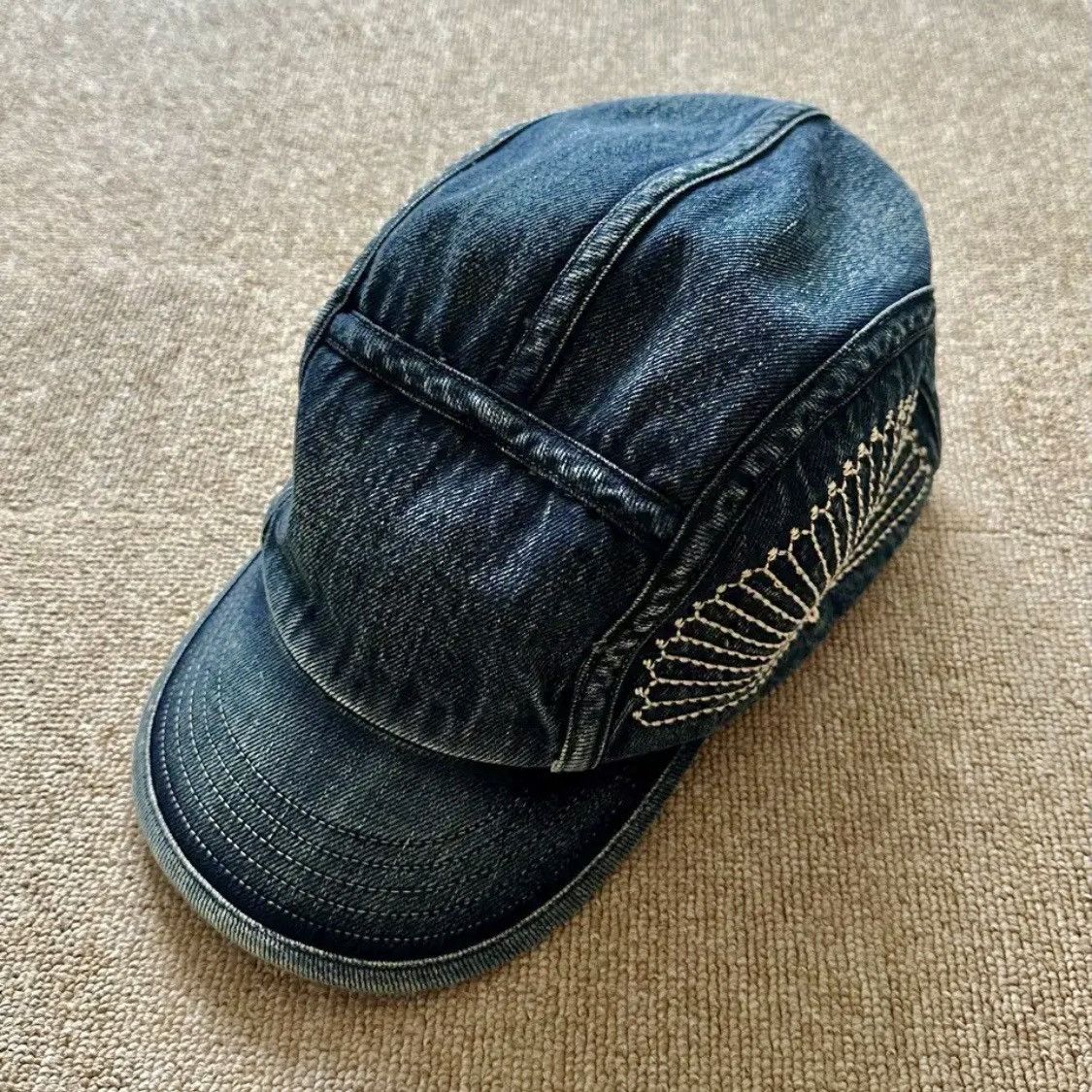 Kapital Kapital Sashiko Denim Cap Size ONE SIZE - 1 Thumbnail