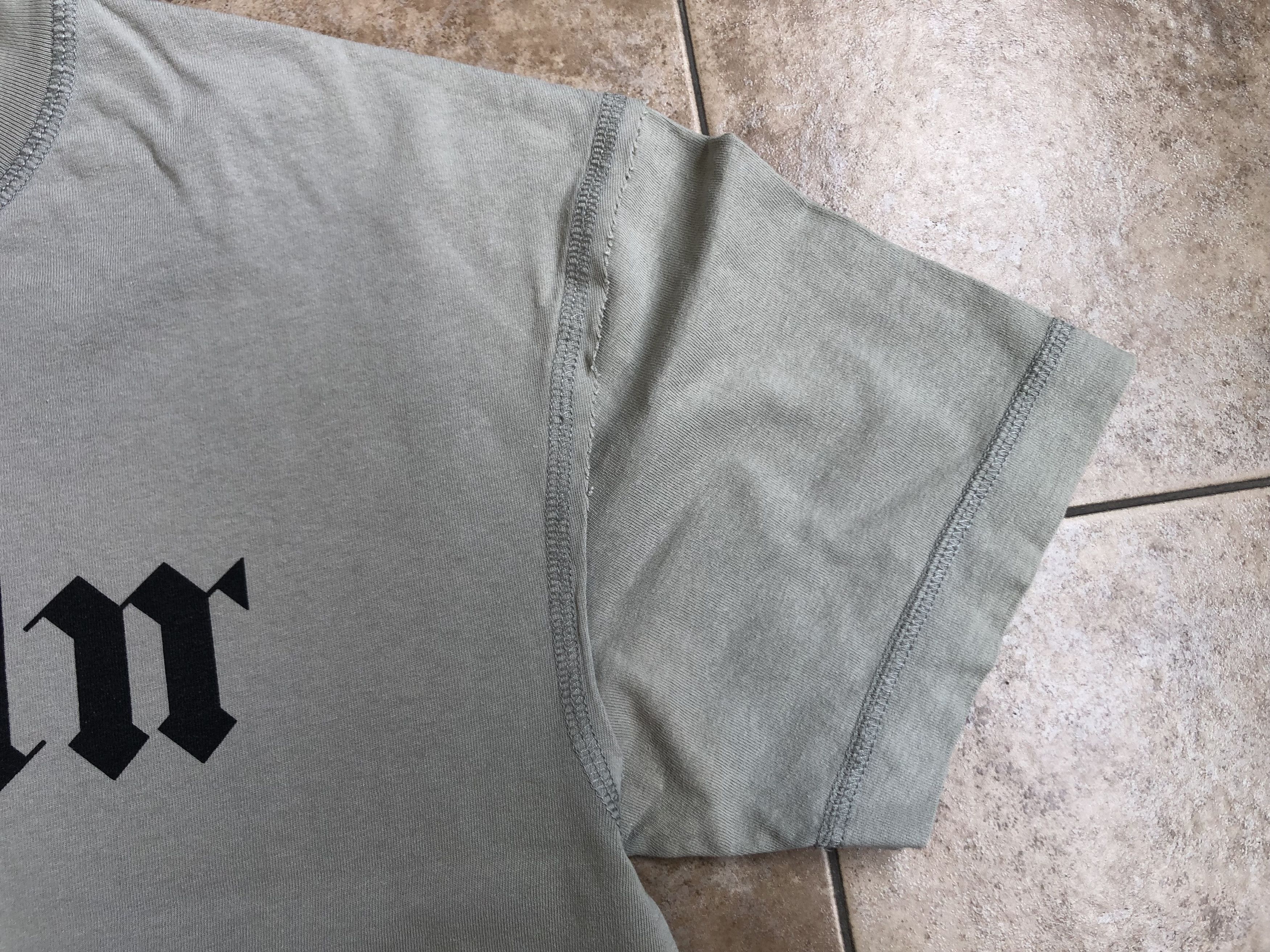 Palm Angels Palm Angels Broken Logo Military T-shirt Size S Size US S / EU 44-46 / 1 - 7 Thumbnail