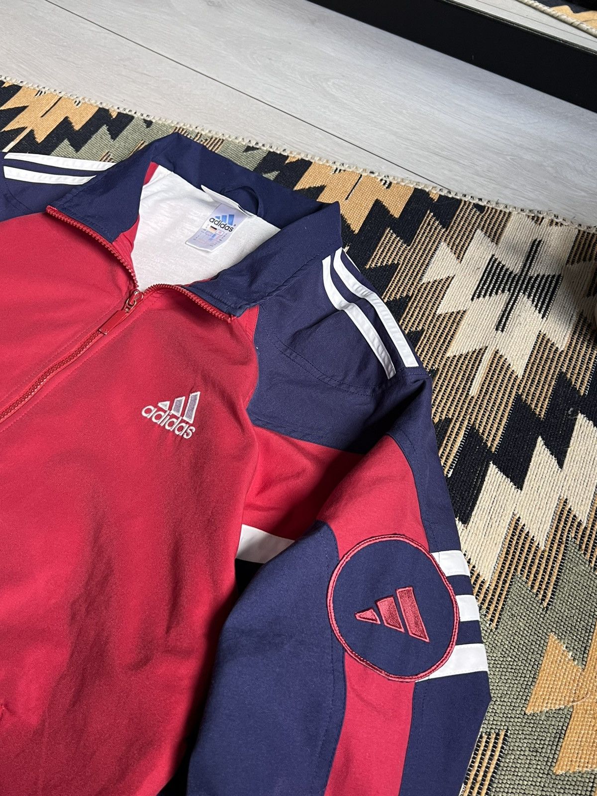 Adidas Vintage Adidas 3 Stripes Nylon Jacket Size US M / EU 48-50 / 2 - 6 Thumbnail
