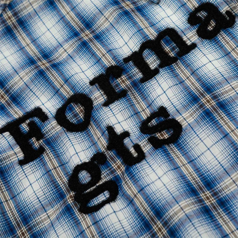 Vintage American retro men's loose casual plaid long-sleeved shirt Size US M / EU 48-50 / 2 - 4 Thumbnail