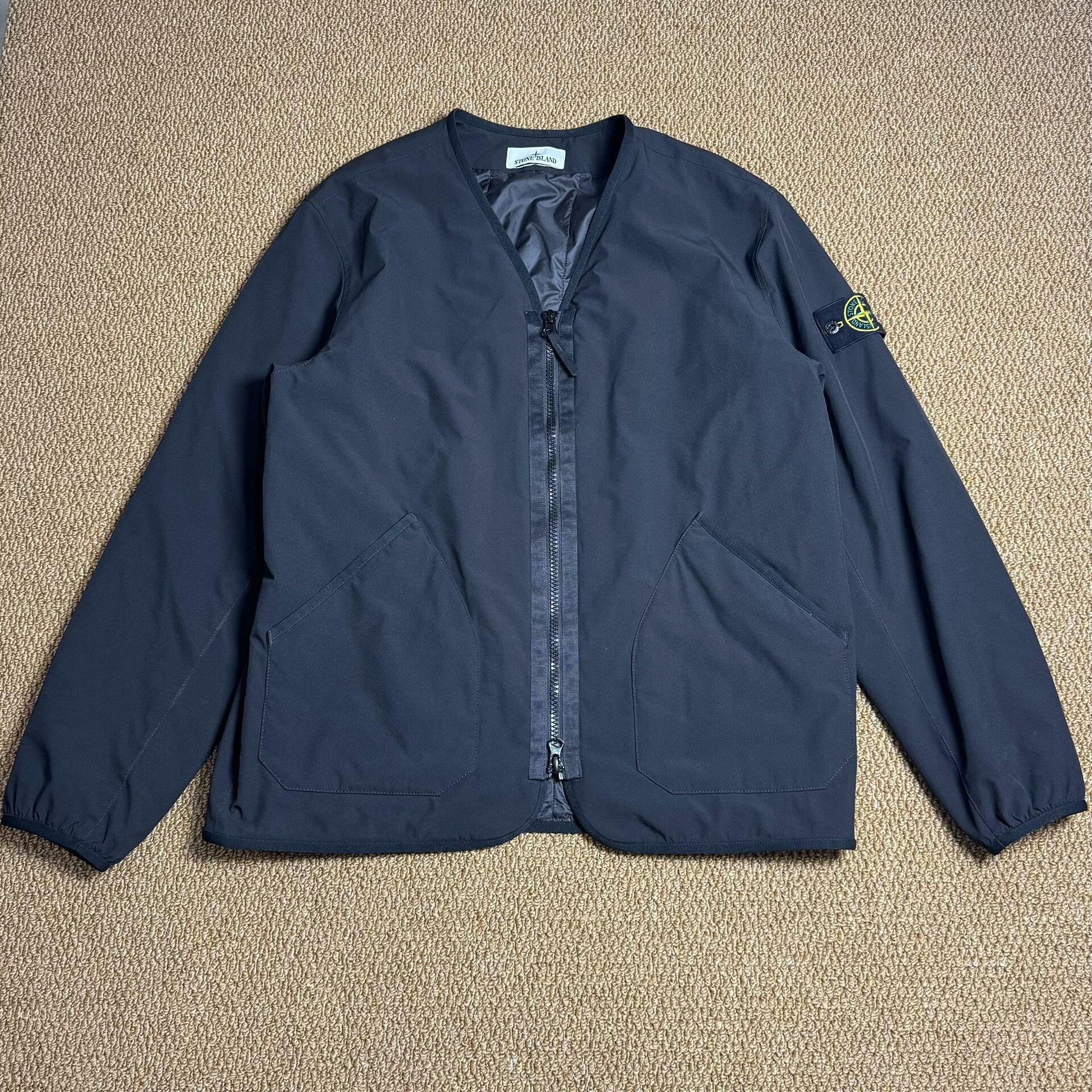 Stone Island Laminated Webbing Jacket XL | Grailed
