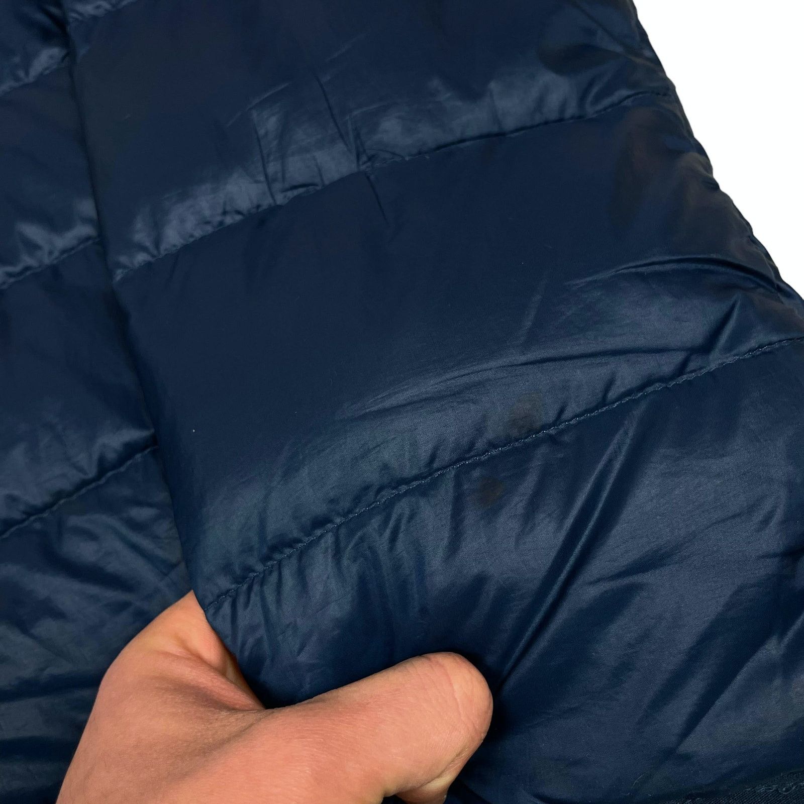 Nike × Vintage Nike Swoosh 550 Mens Navy Polyester Full Zip Puffer Jacket M Size US M / EU 48-50 / 2 - 9 Thumbnail