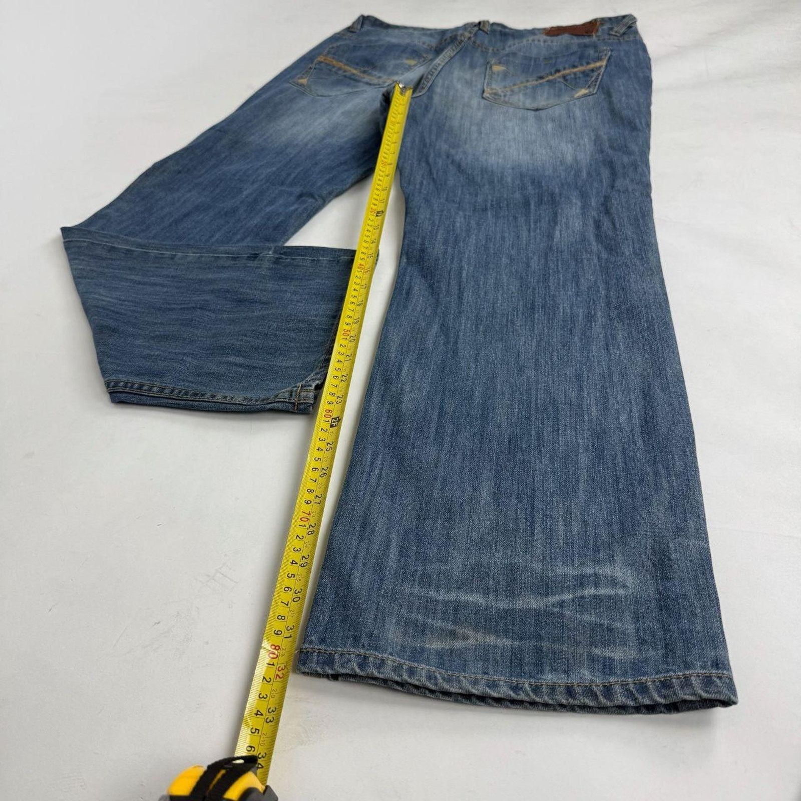 Ecko Unltd. × JNCO × Vintage Vintage y2k baggy wide leg ecko unltd archive faded jeans Size US 38 / EU 54 - 3 Thumbnail