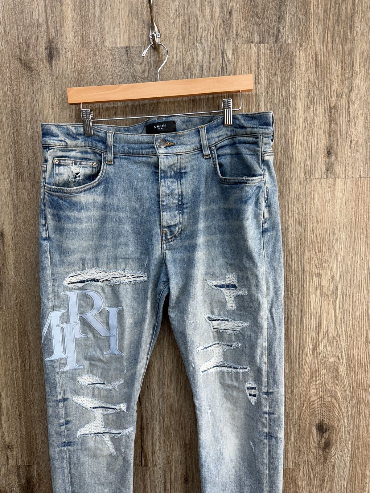 Amiri Amiri Staggered Denim Jeans Size US 36 / EU 52 - 2 Thumbnail