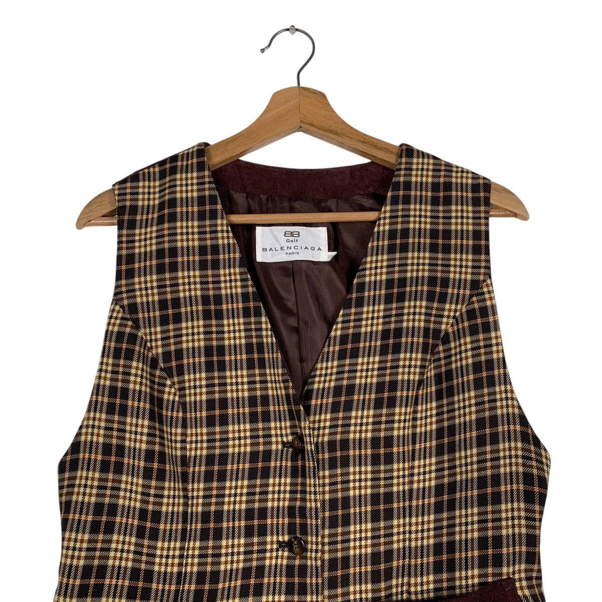 Balenciaga Balenciaga Nova Check Vest Size L / US 10 / IT 46 - 2 Thumbnail