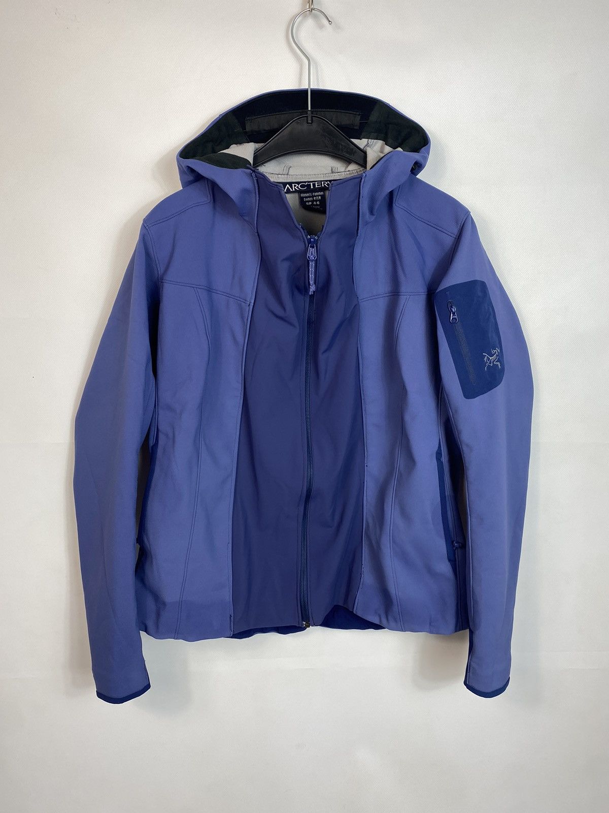 image of Arcteryx Arc’Teryx Vintage Softshell Purple Fleece Jacket, Women's (Size Small)