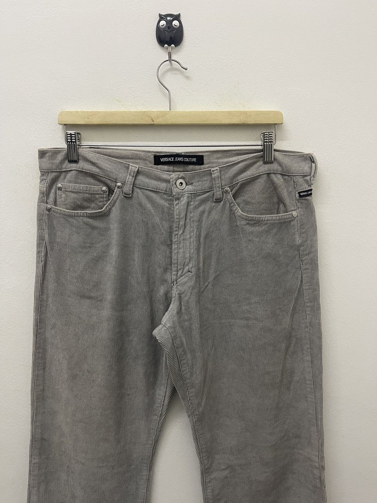 Versace Jeans Couture Rare Vintage VERSACE JEANS COUTURE Corduroy Pant Size US 33 - 7 Thumbnail