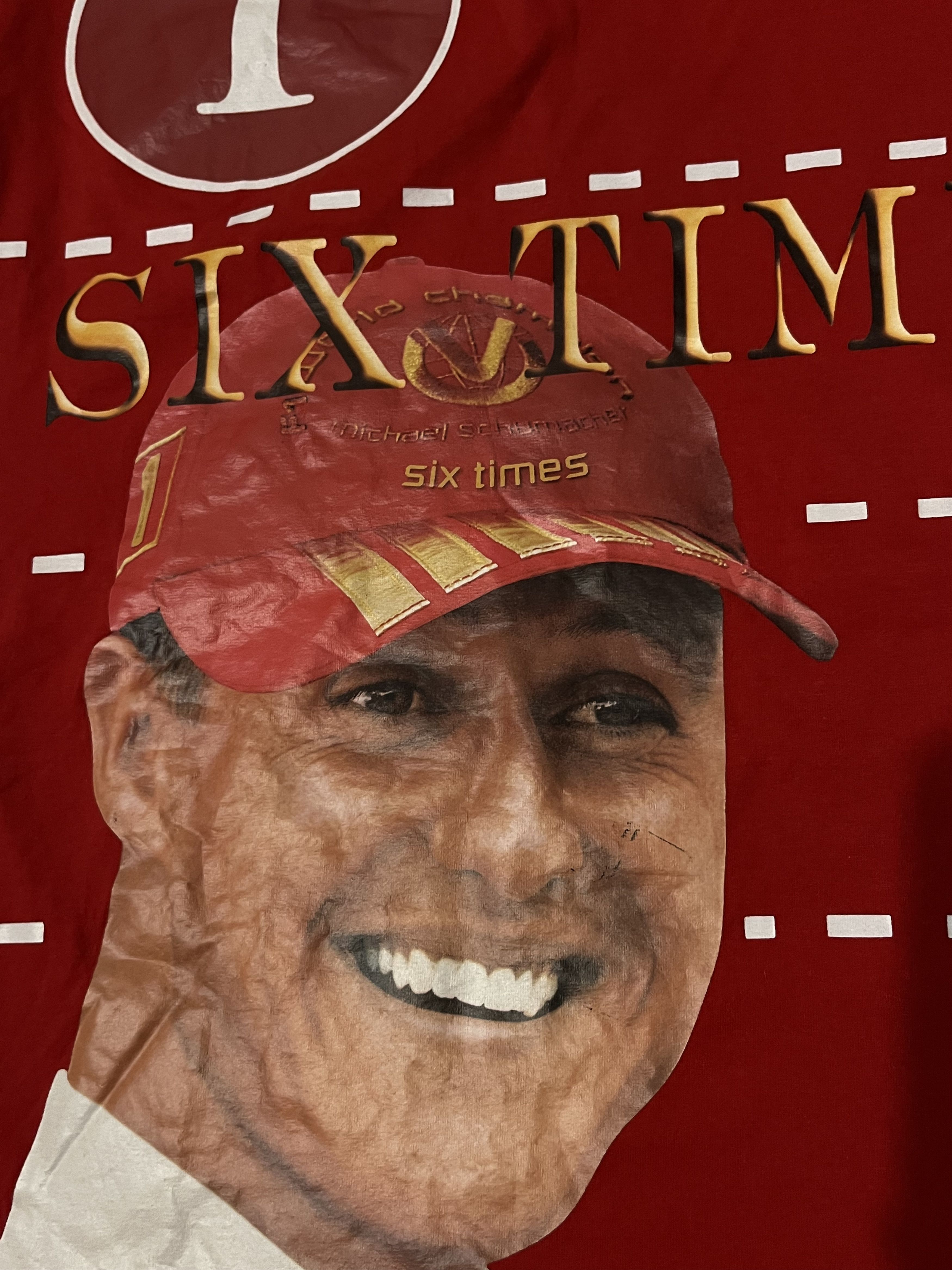 Ferrari × Vintage Vintage Michael Schumacher F1 World Champion Ferrari Size US XXL / EU 58 / 5 - 6 Thumbnail