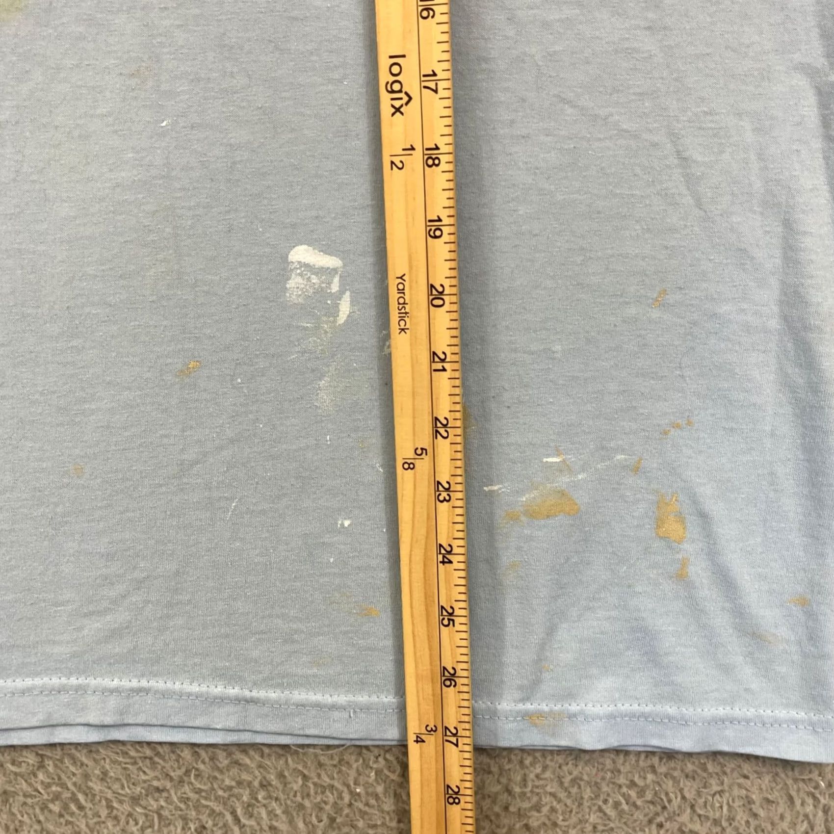 Hanes VINTAGE Hanes Shirt Adult XL Blue Logo 90s Adventure Time Angel Graphic Print Short Sleeve Size US XL / EU 56 / 4 - 8 Thumbnail
